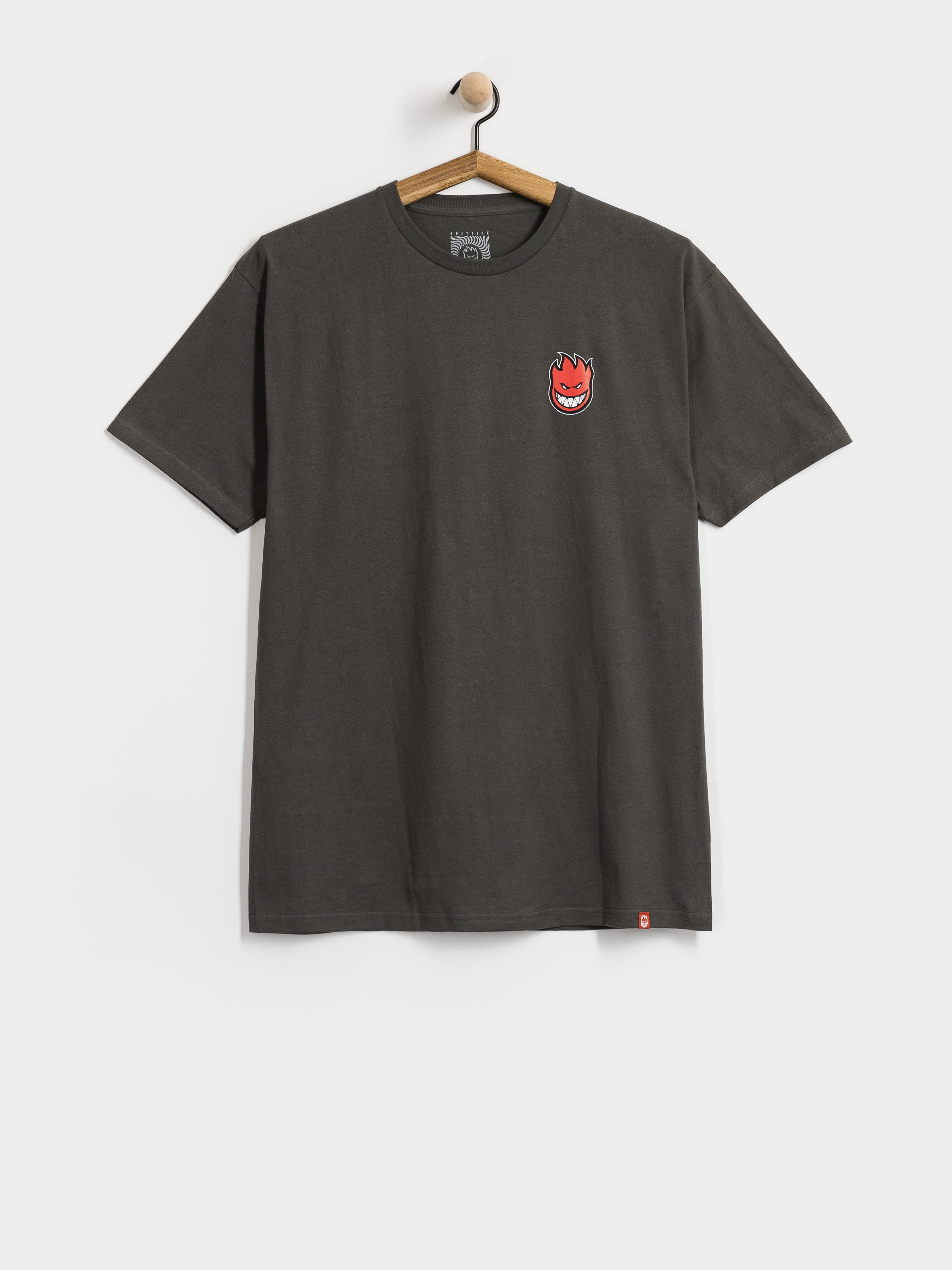 Tričko Spitfire Lil Bighead Fill (charcoal solid w/red black&white print)