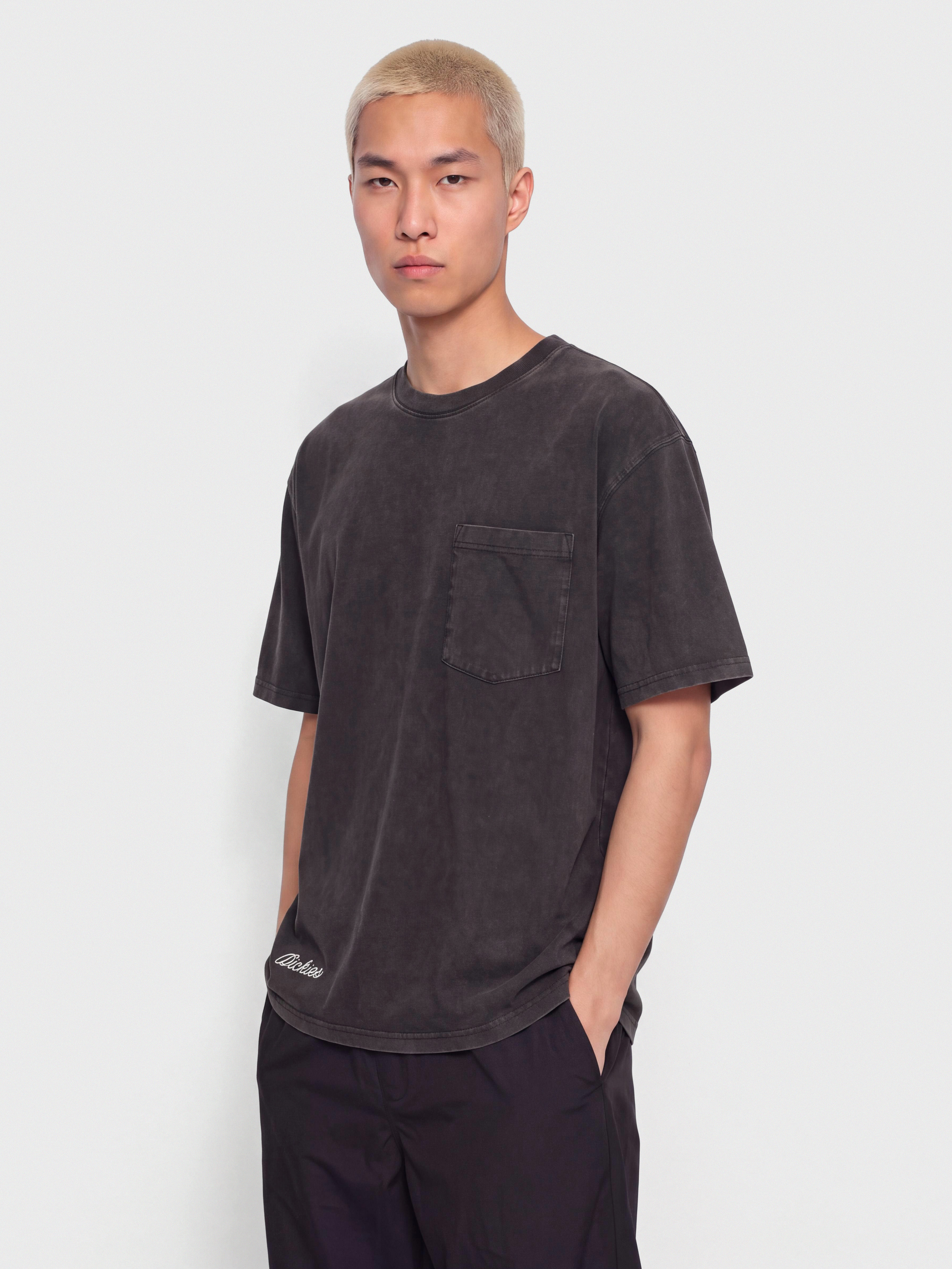 Tričko Dickies Baker Pocket (black)