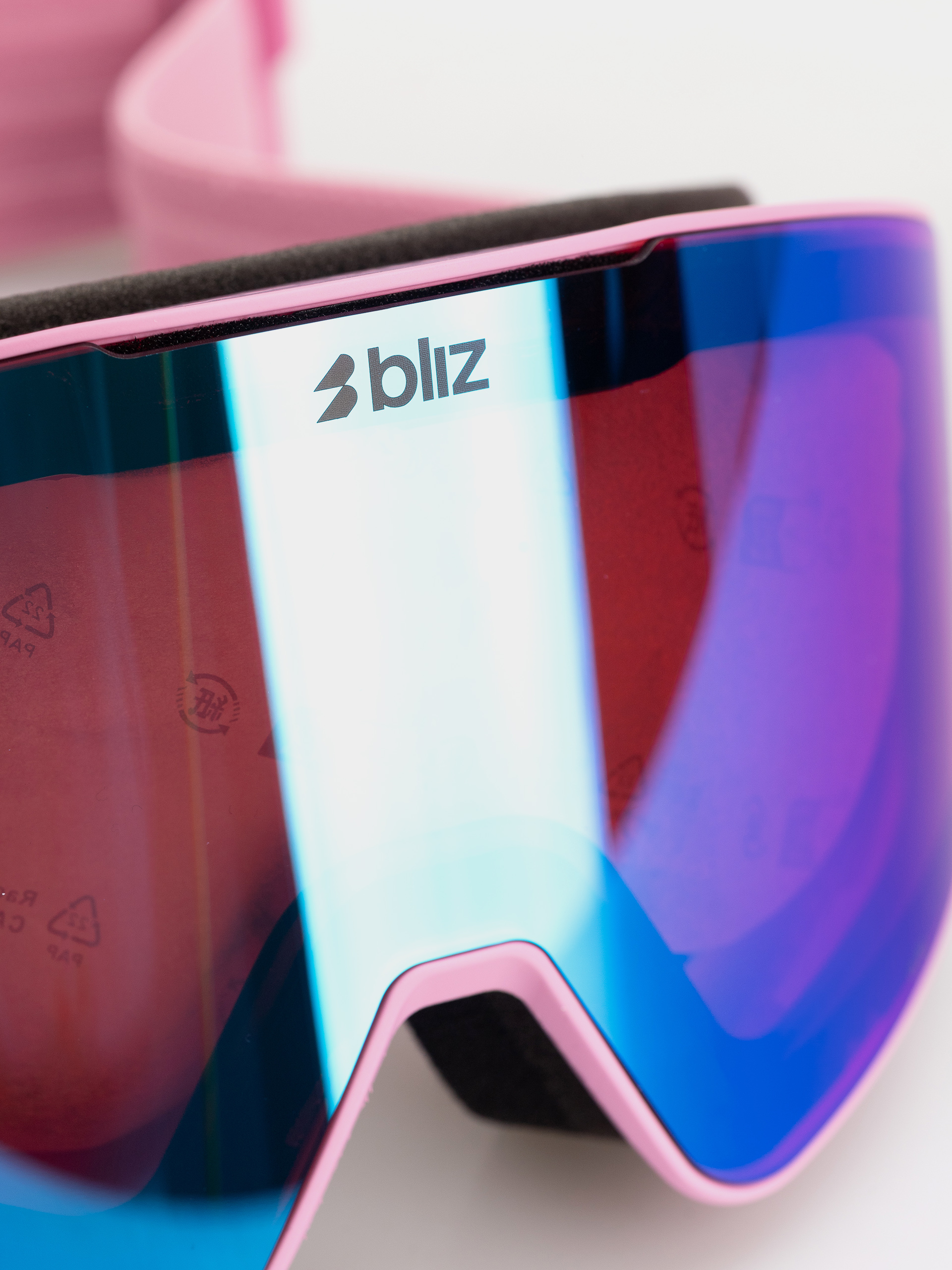 Snowboardové okuliare Bliz G001S (matte pink/n o n violet&blue)