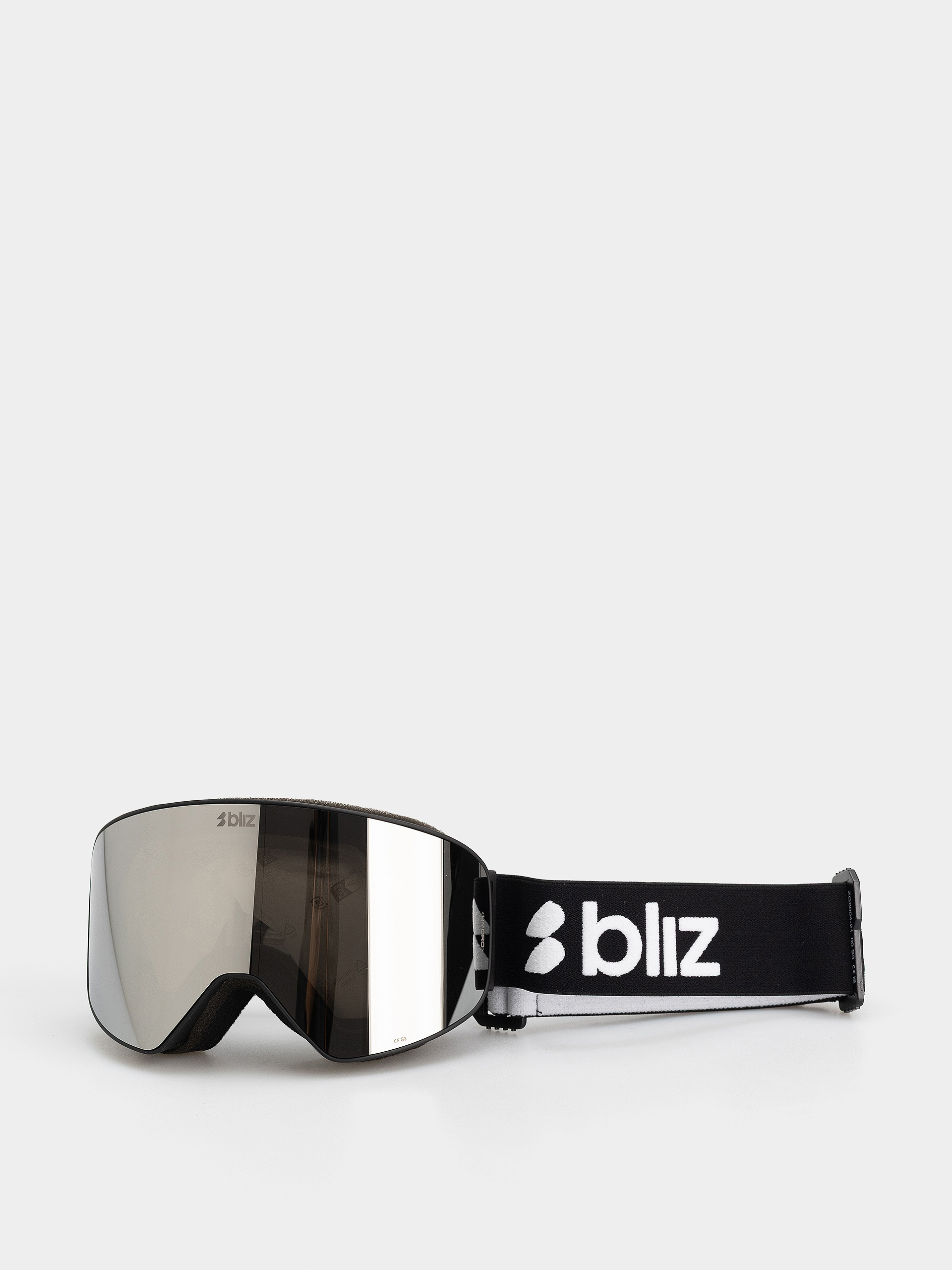 Snowboardové okuliare Bliz Flow (matte black/smoke silver mirror)