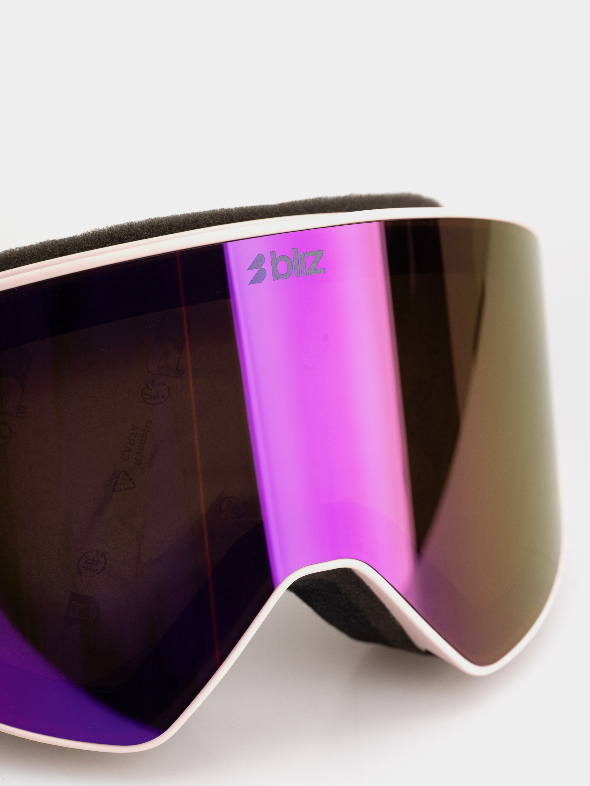 Snowboardové okuliare Bliz Flow (matte pink/brown w pink multi)