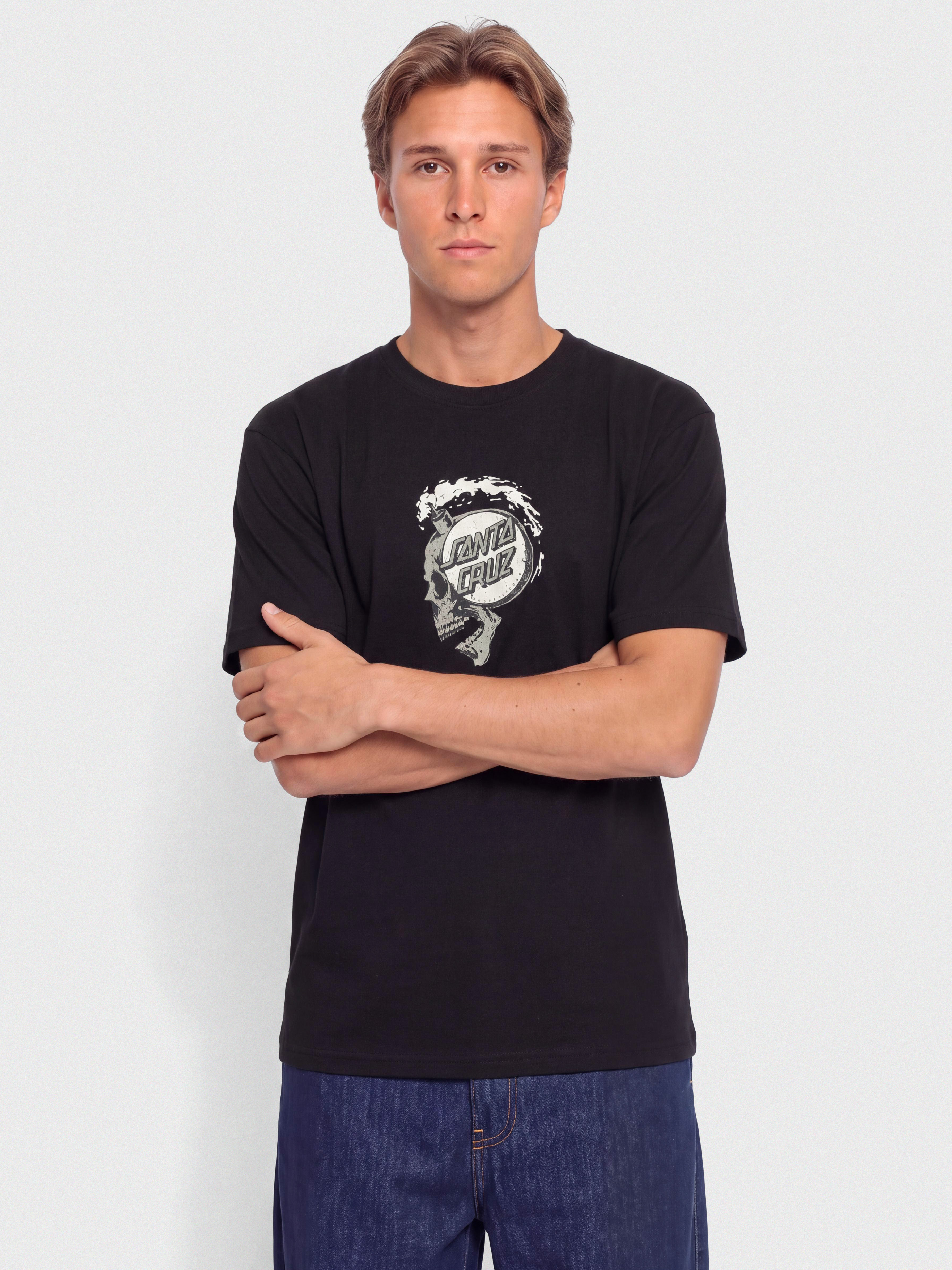 Tričko Santa Cruz Short Fuse Front (black)