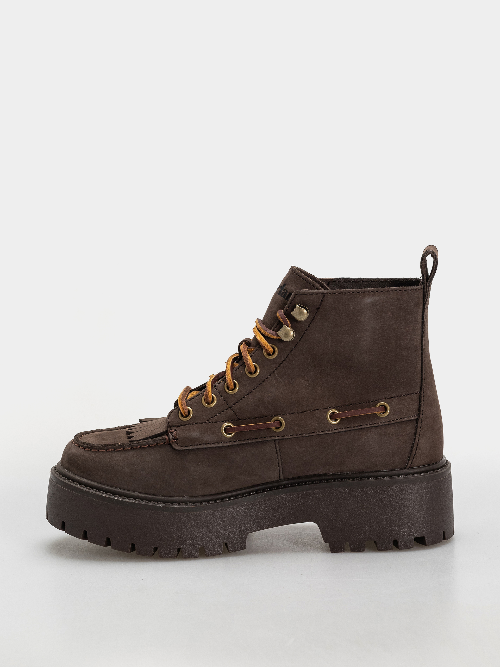 Zimné topánky Timberland Stone Street Mid Wmn (dark brown nubuck)
