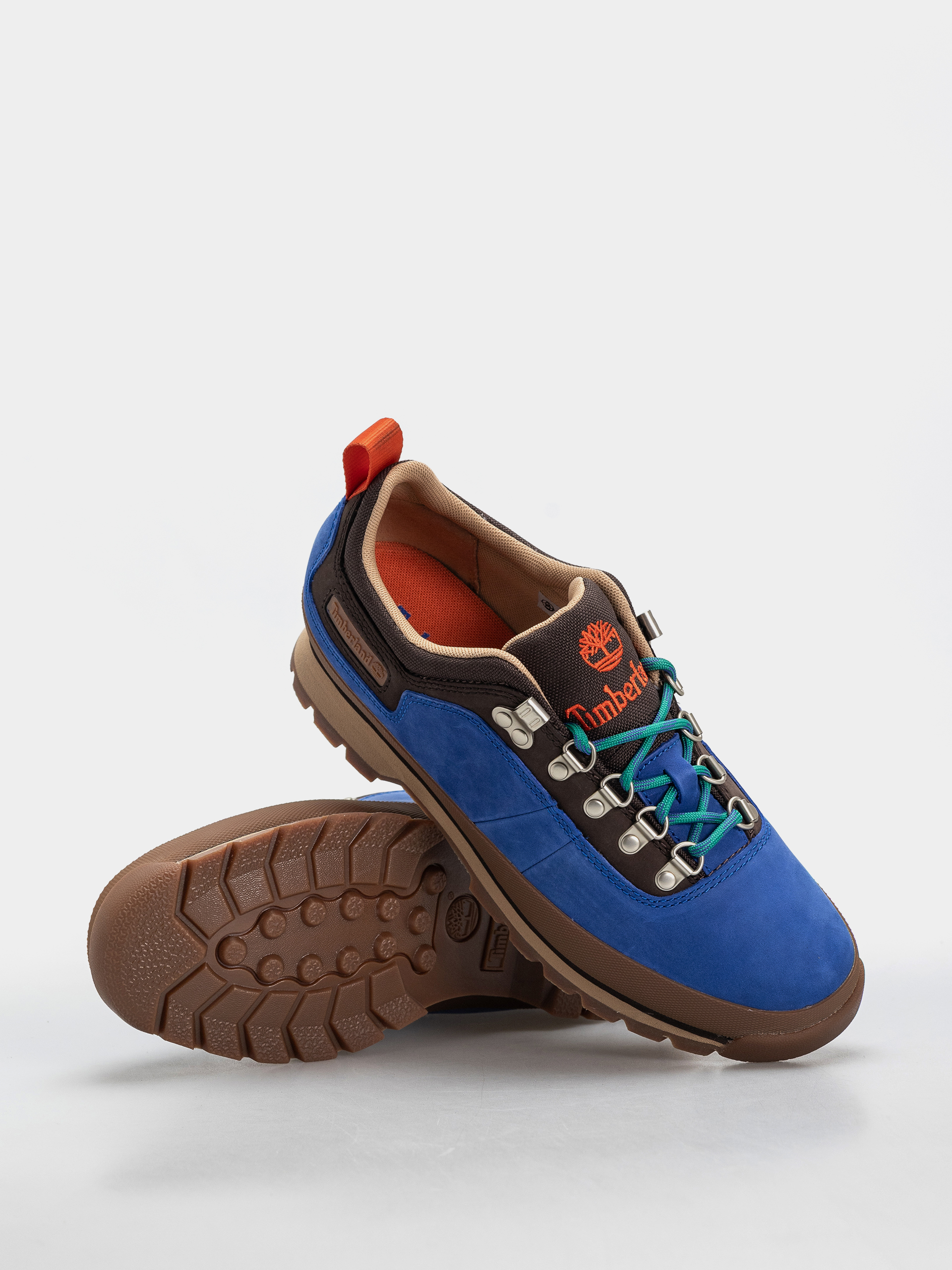 Zimné topánky Timberland Euro Hiker Low Lace (bright blue nubuck)