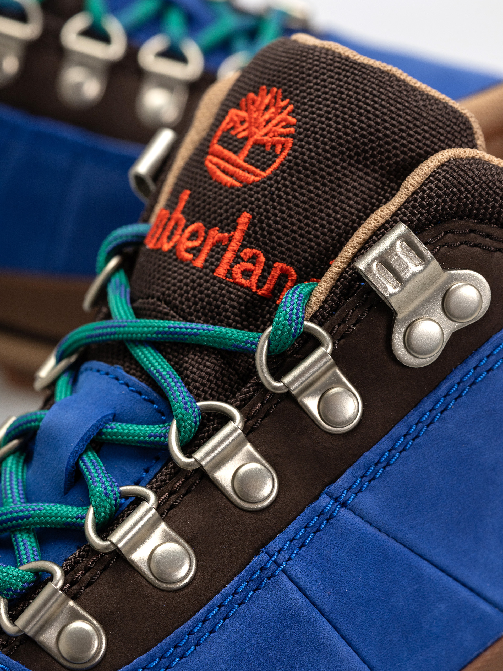 Zimné topánky Timberland Euro Hiker Low Lace (bright blue nubuck)