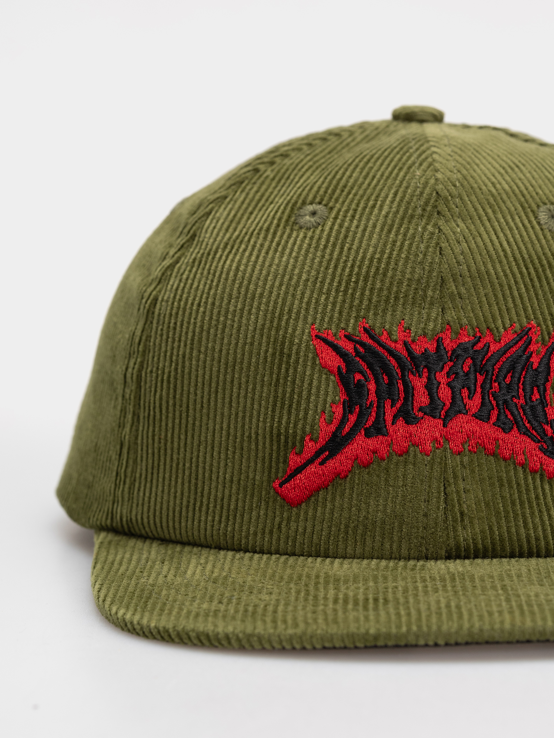 Šiltovka Spitfire Flame Out (olive/red/black)