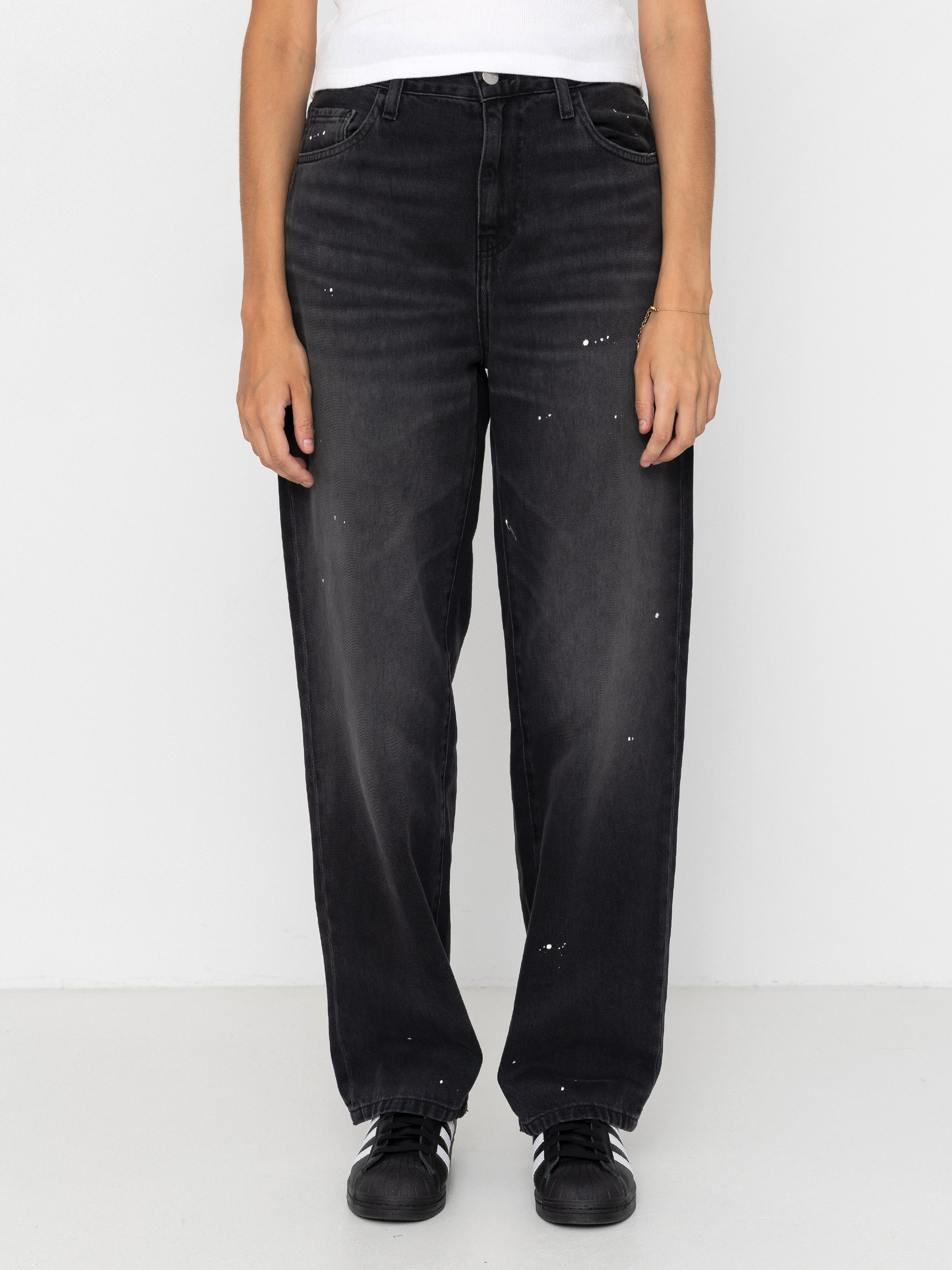Nohavice Carhartt WIP Arin Wmn (black)