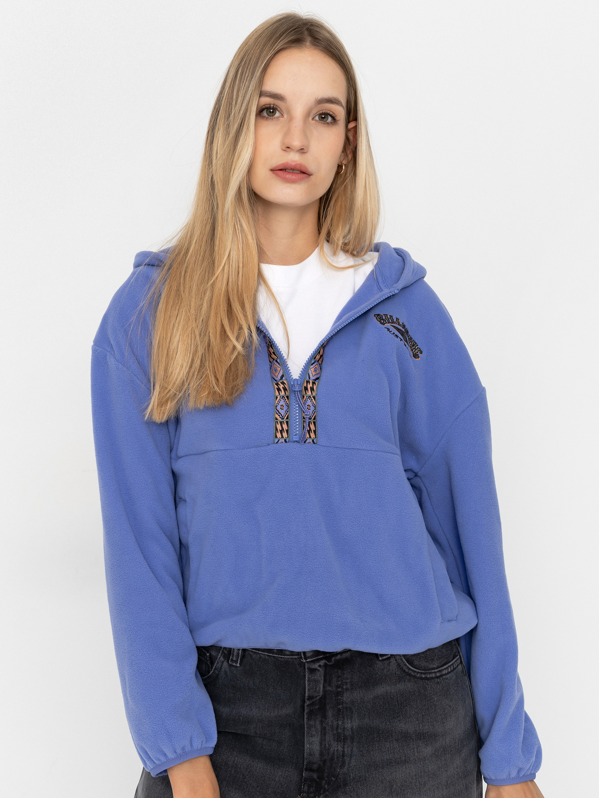 Mikina s kapucňou Billabong Winter Camp HD Wmn (iris)