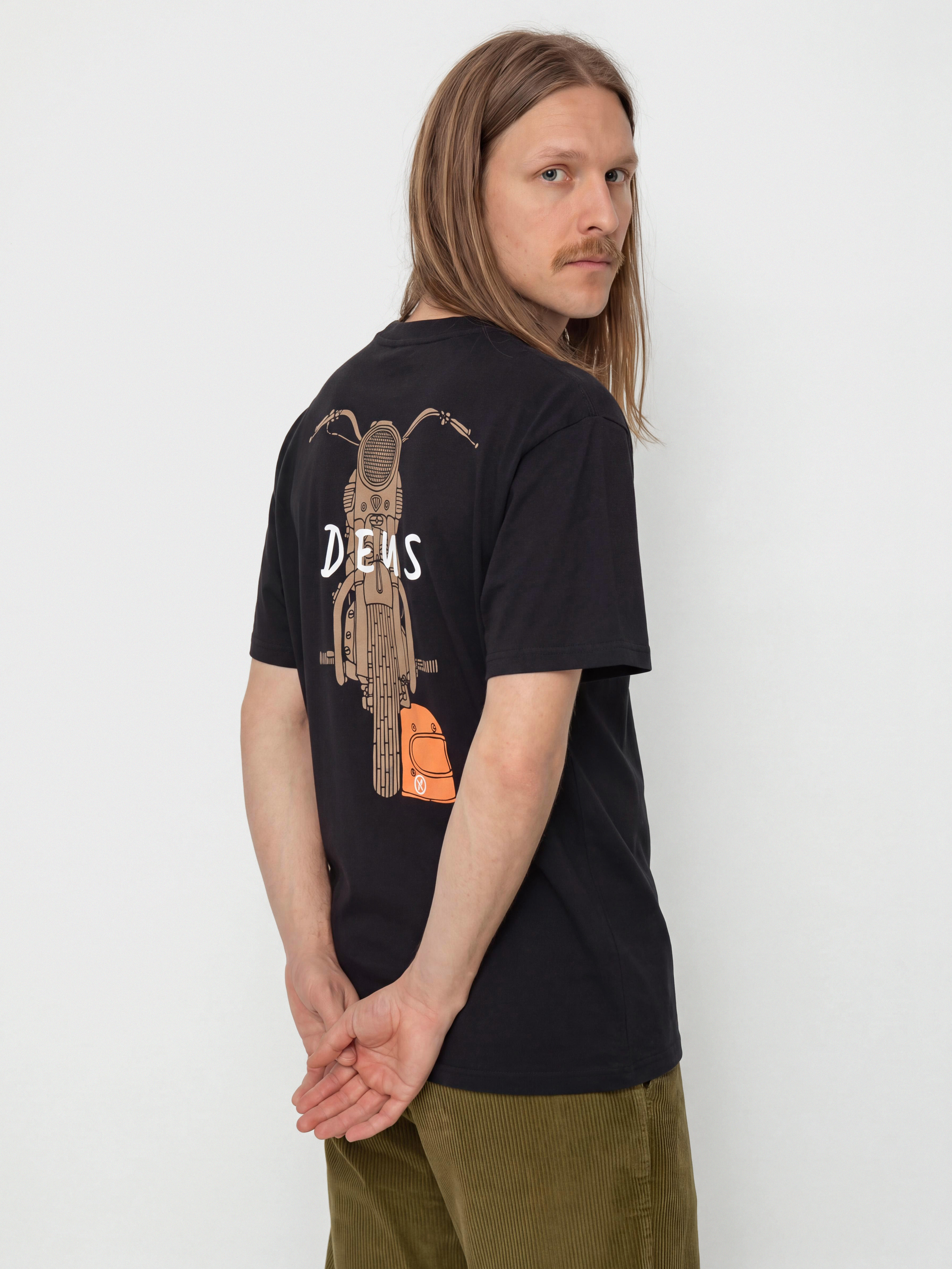 Tričko Deus Ex Machina Frontage (black)