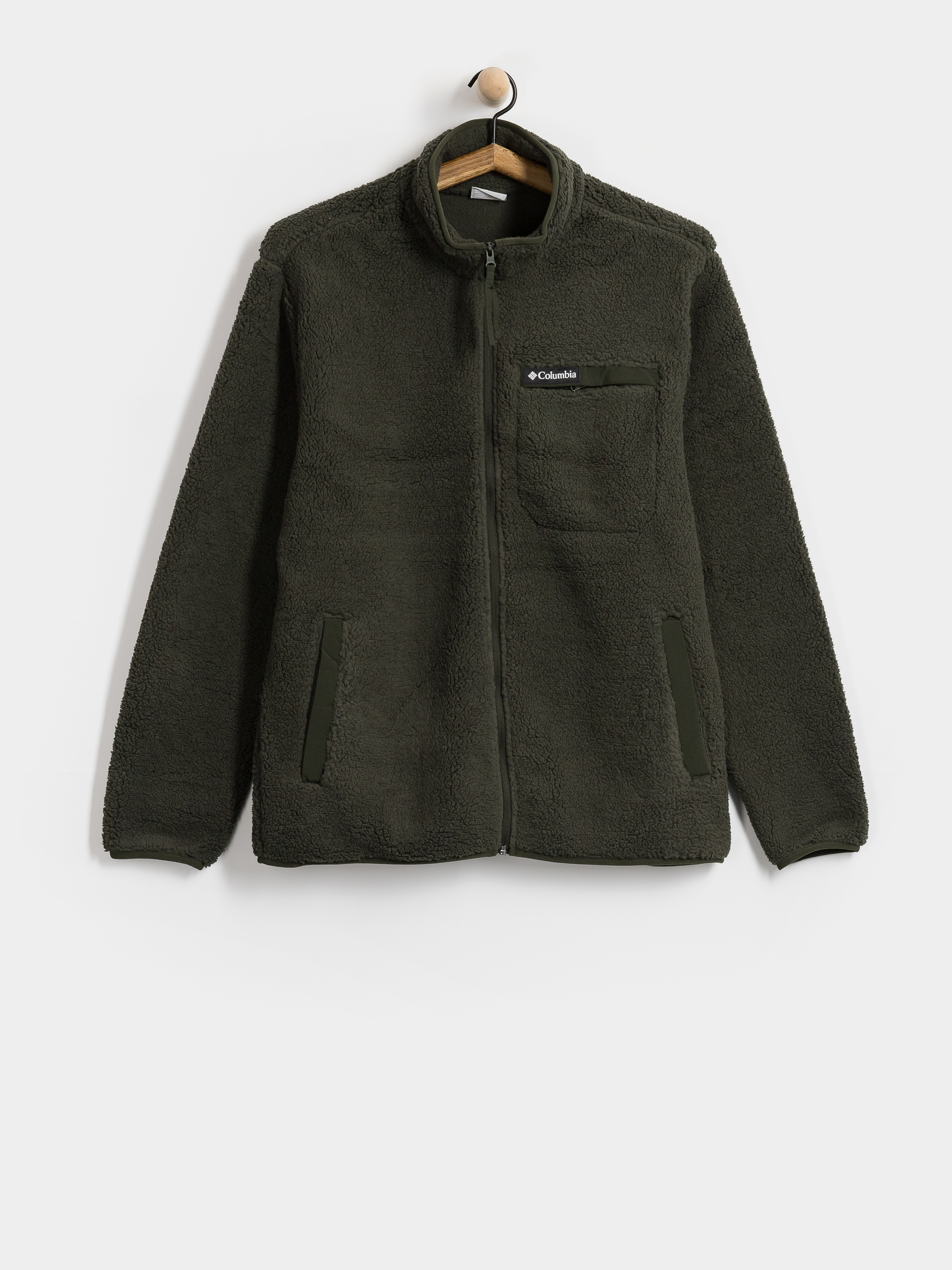 Pánsky Flísová mikina Columbia Rugged Ridge High Pile Full Zip (greenscape)