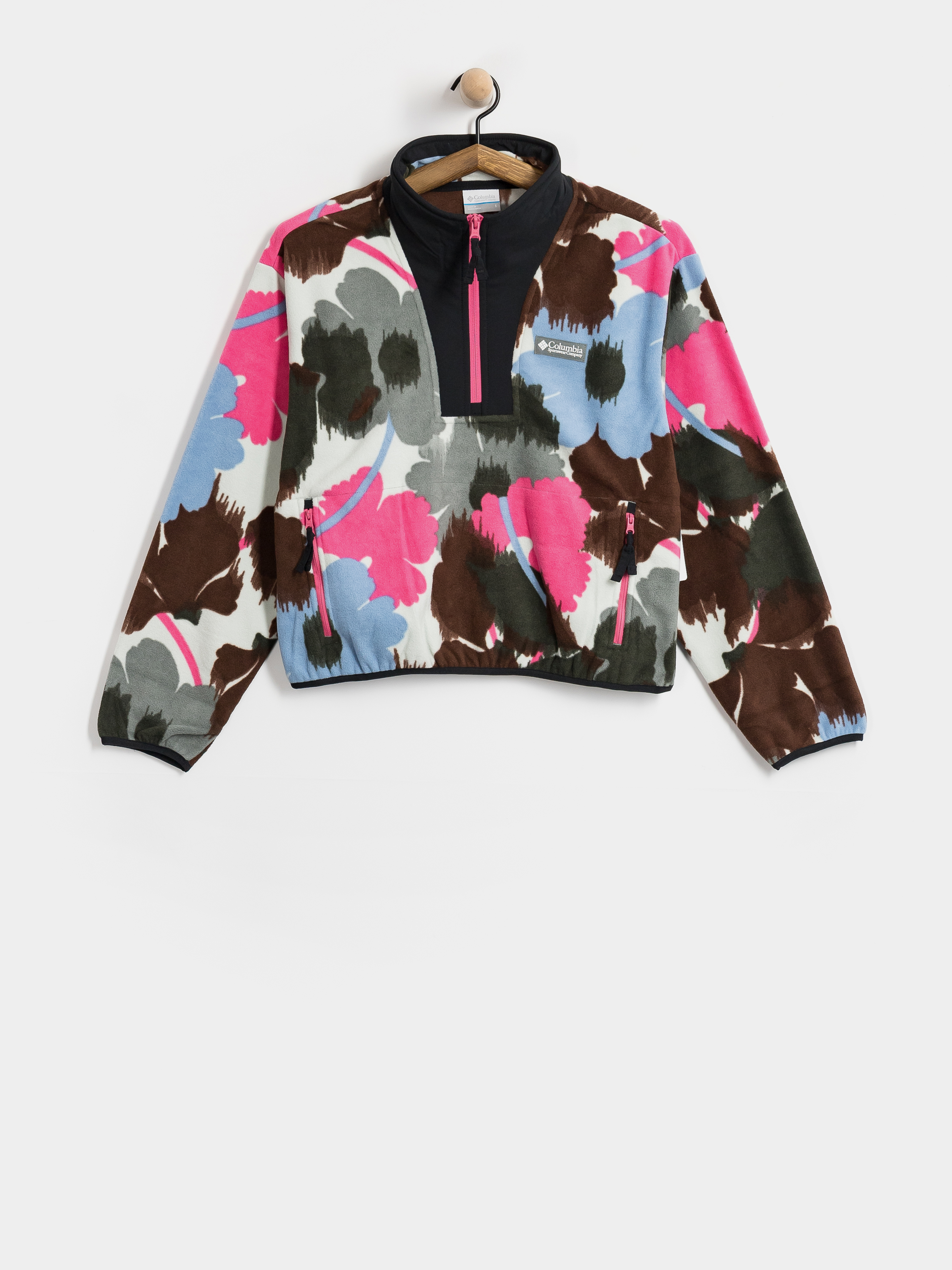 Dámsky Flísová mikina Columbia Sequoia Grove II Printed Half Zip (sedona sage ikatbloom)