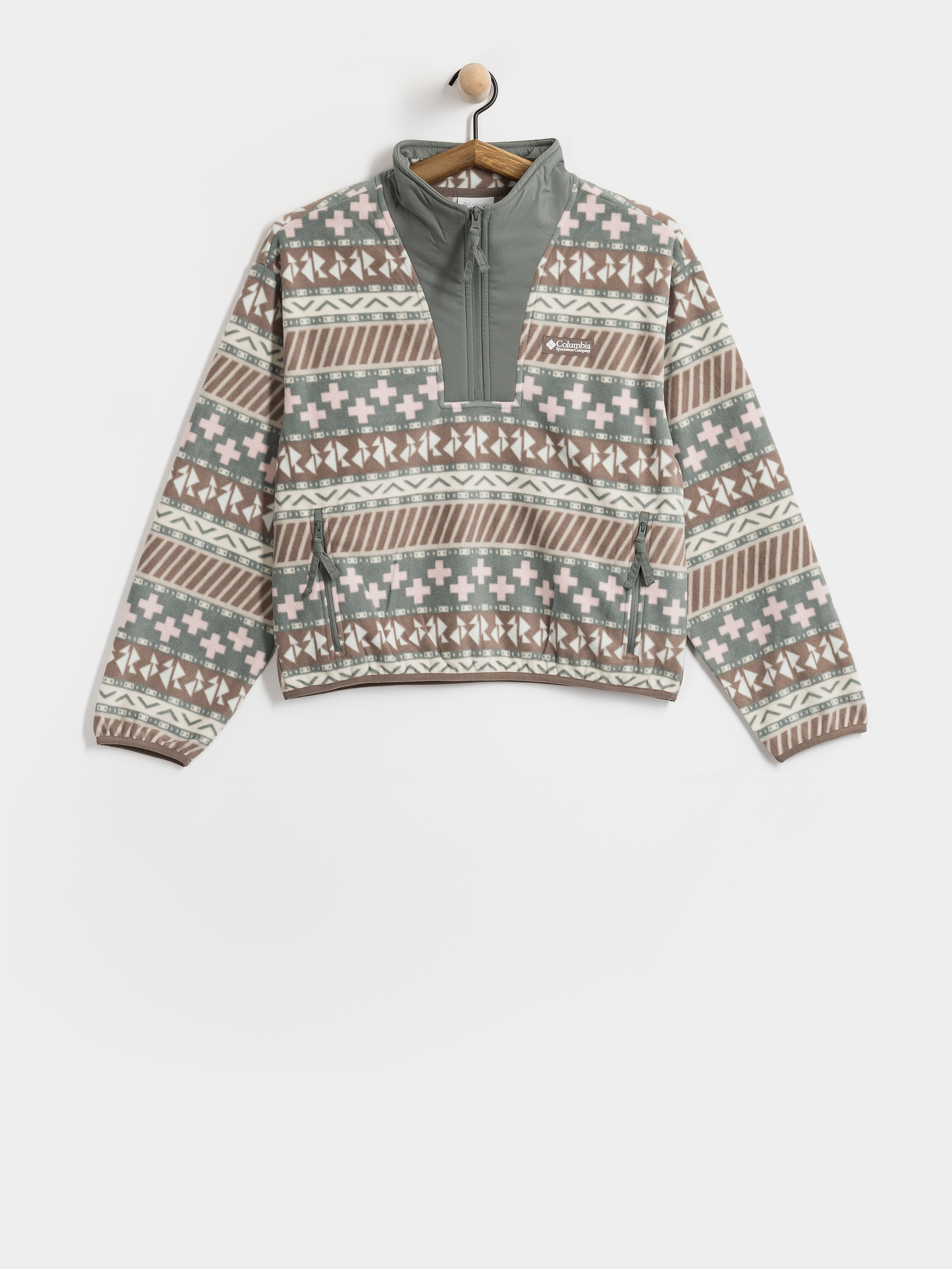 Dámsky Flísová mikina Columbia Sequoia Grove II Printed Half Zip (iron wizard island)