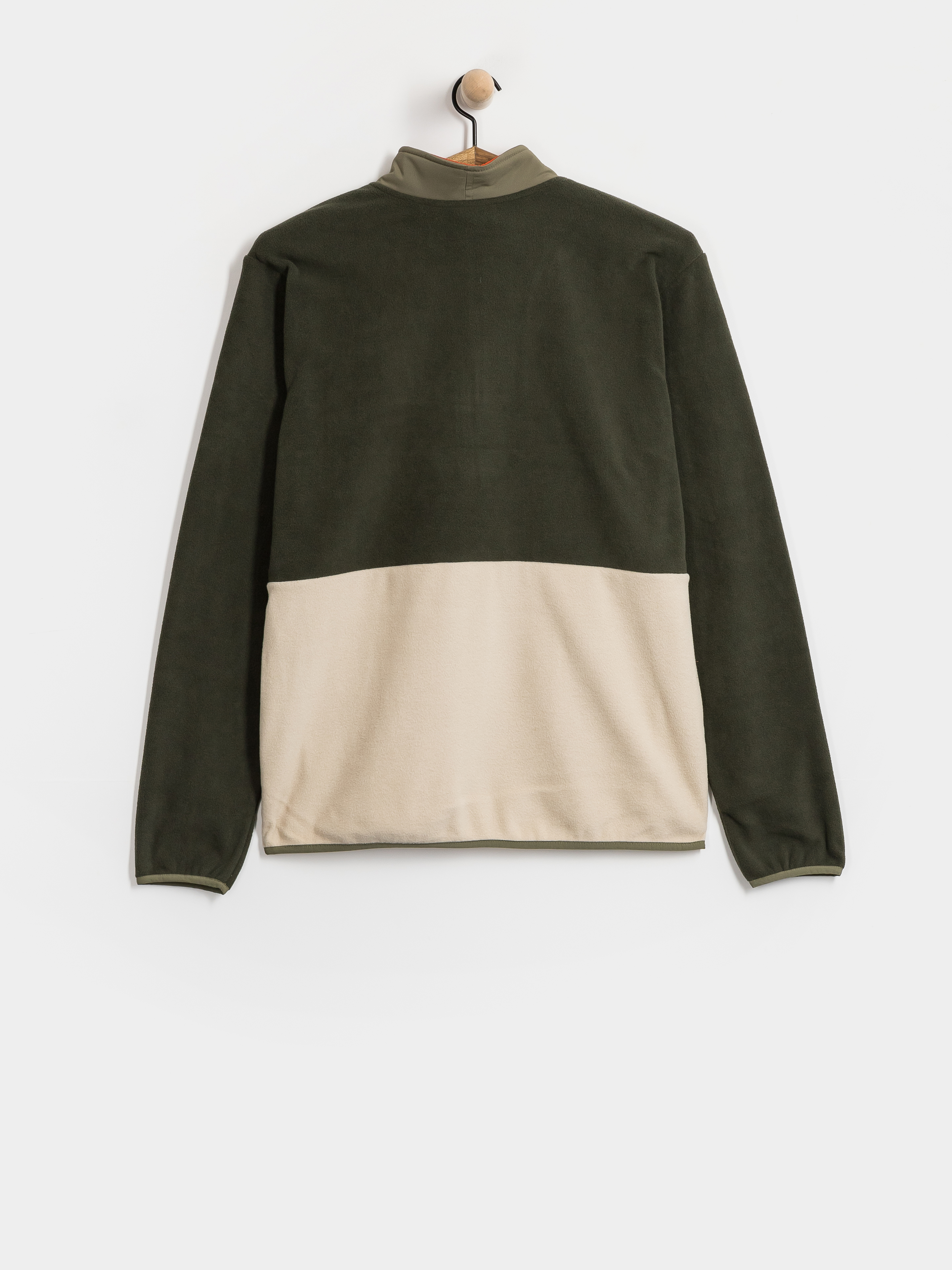 Pánsky Flísová mikina Columbia Sequoia Grove II Half Zip (greenscape/anccient fossil)