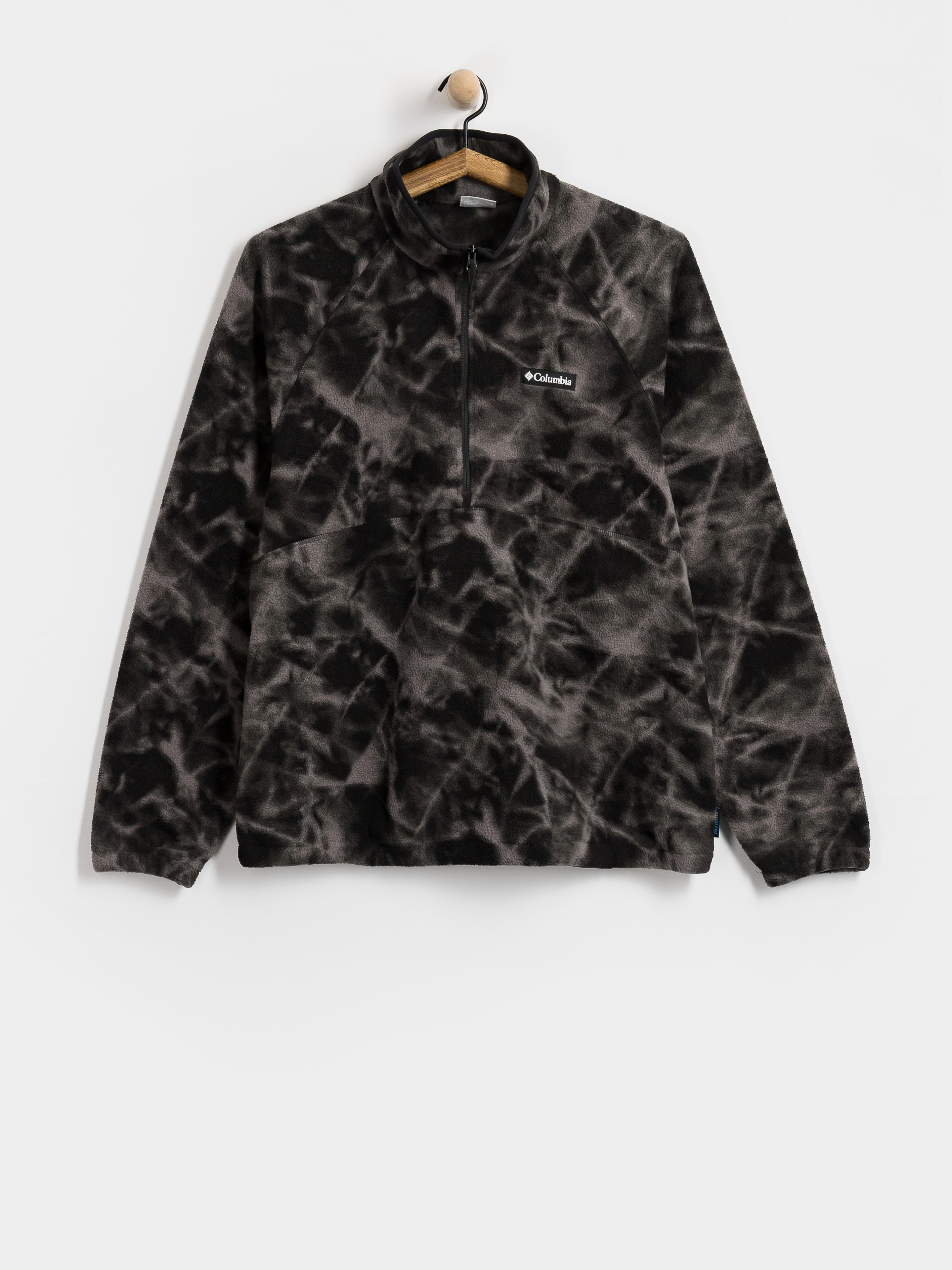 Pánsky Flísová mikina Columbia Timber Crest MTR Printed Half Zip (black/icypeaks)