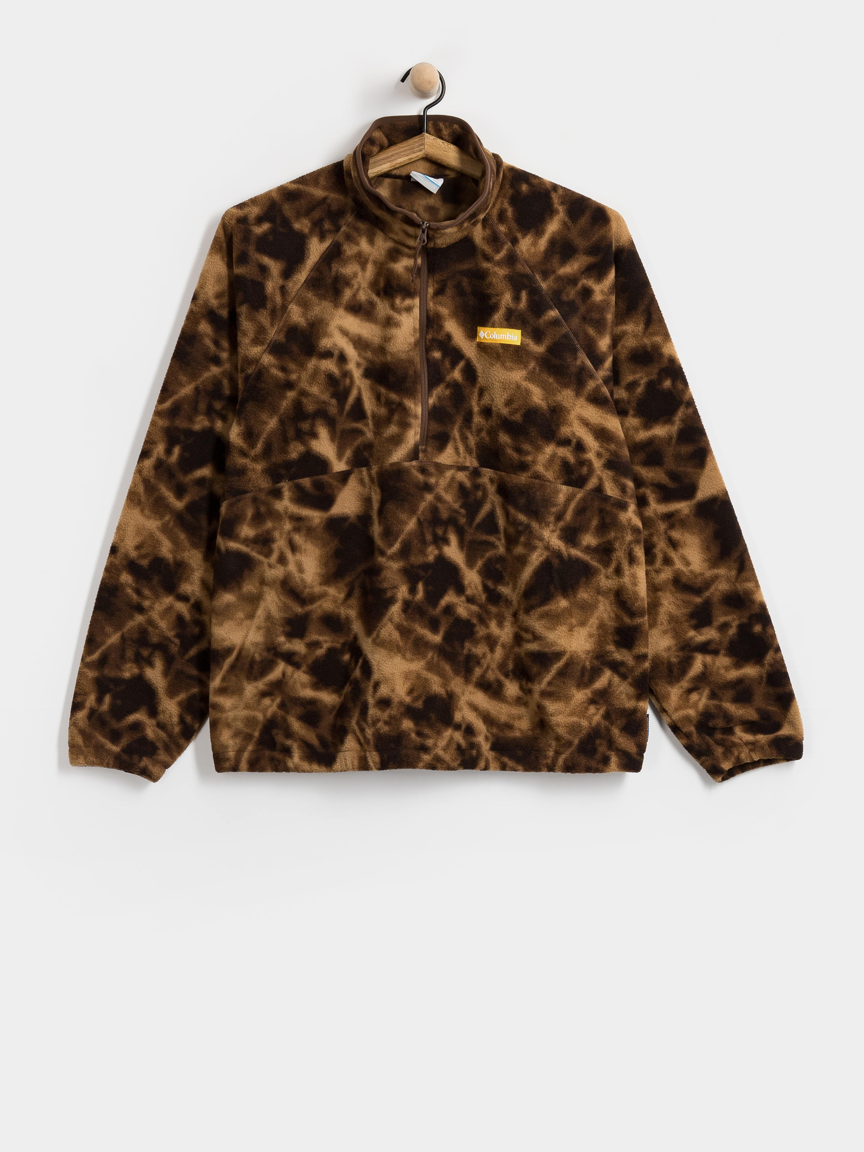 Pánsky Flísová mikina Columbia Timber Crest MTR Printed Half Zip (tobacco/icypeaks)