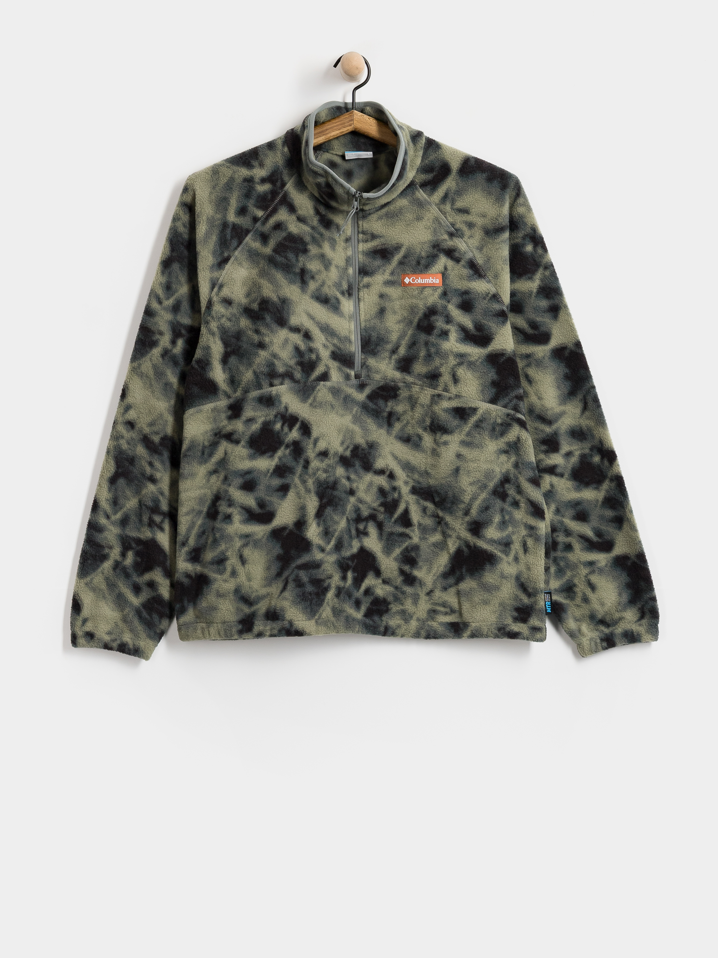 Pánsky Flísová mikina Columbia Timber Crest MTR Printed Half Zip (sedona sage/icypeaks)