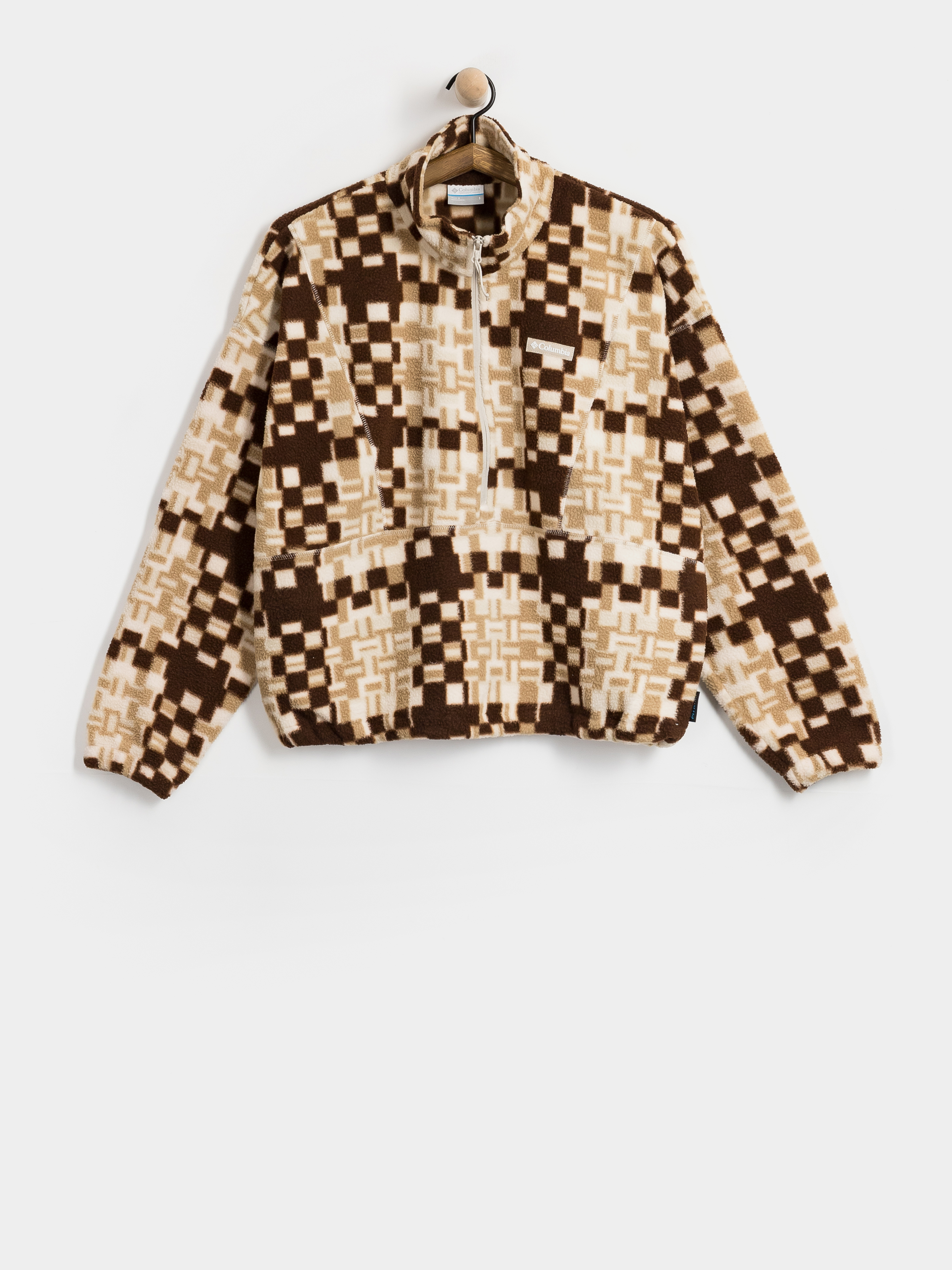 Dámsky Flísová mikina Columbia Timber Meadow MTR Printed Half Zip (beach/unwoven)
