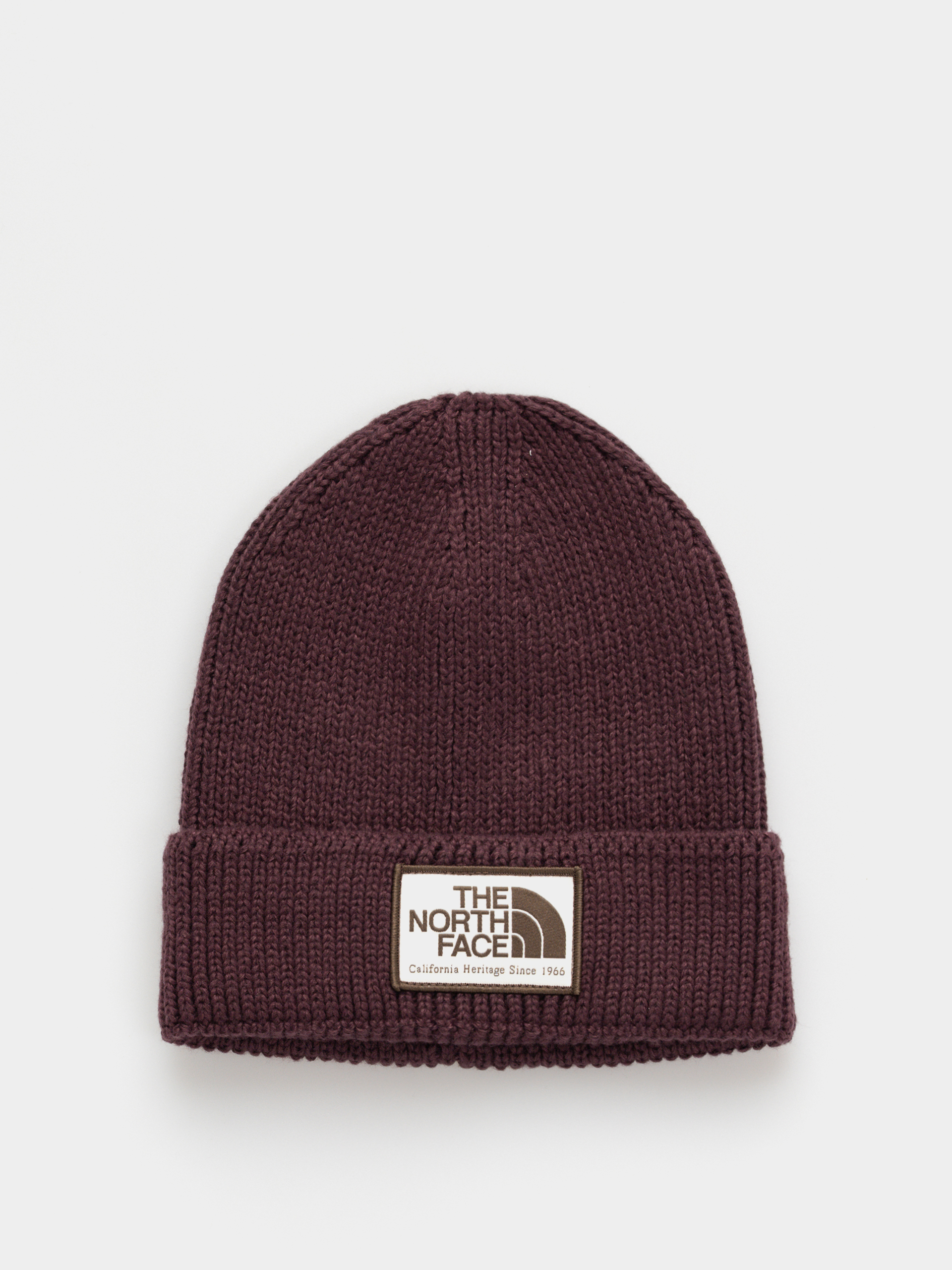 Čiapka The North Face Tnf Logo Box Cuffed (deep burgundy/heritage)
