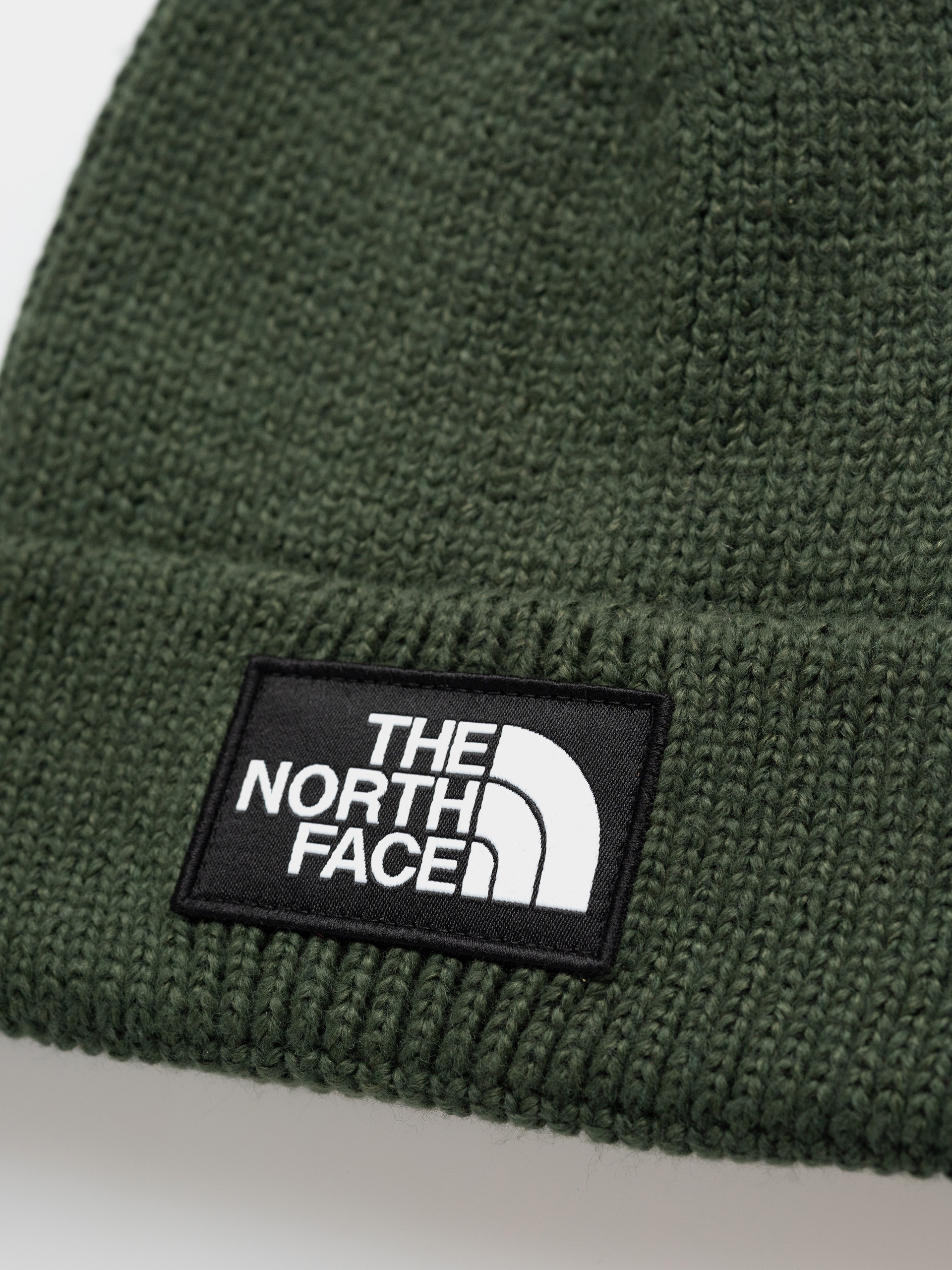 Čiapka The North Face Tnf Logo Box Cuffed (bottle green)