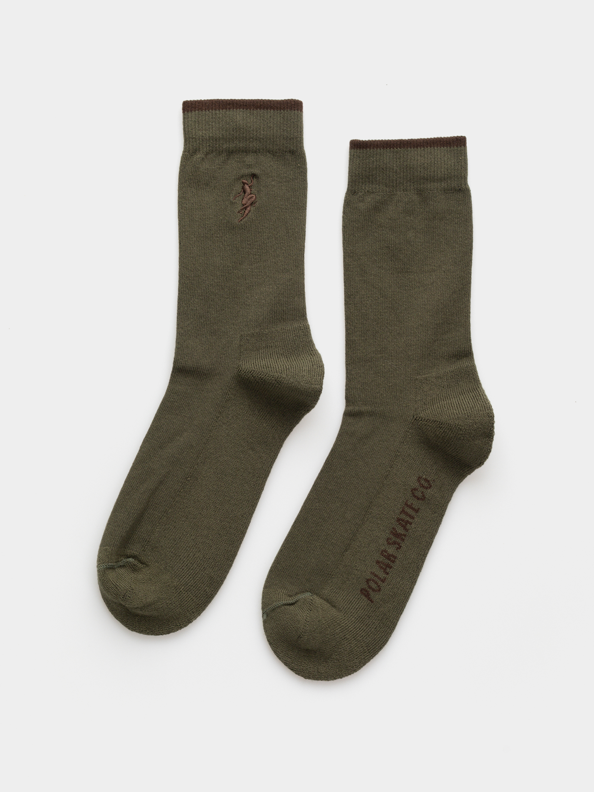 Ponou017eky Polar Skate No Complies Forever (army green/brown)