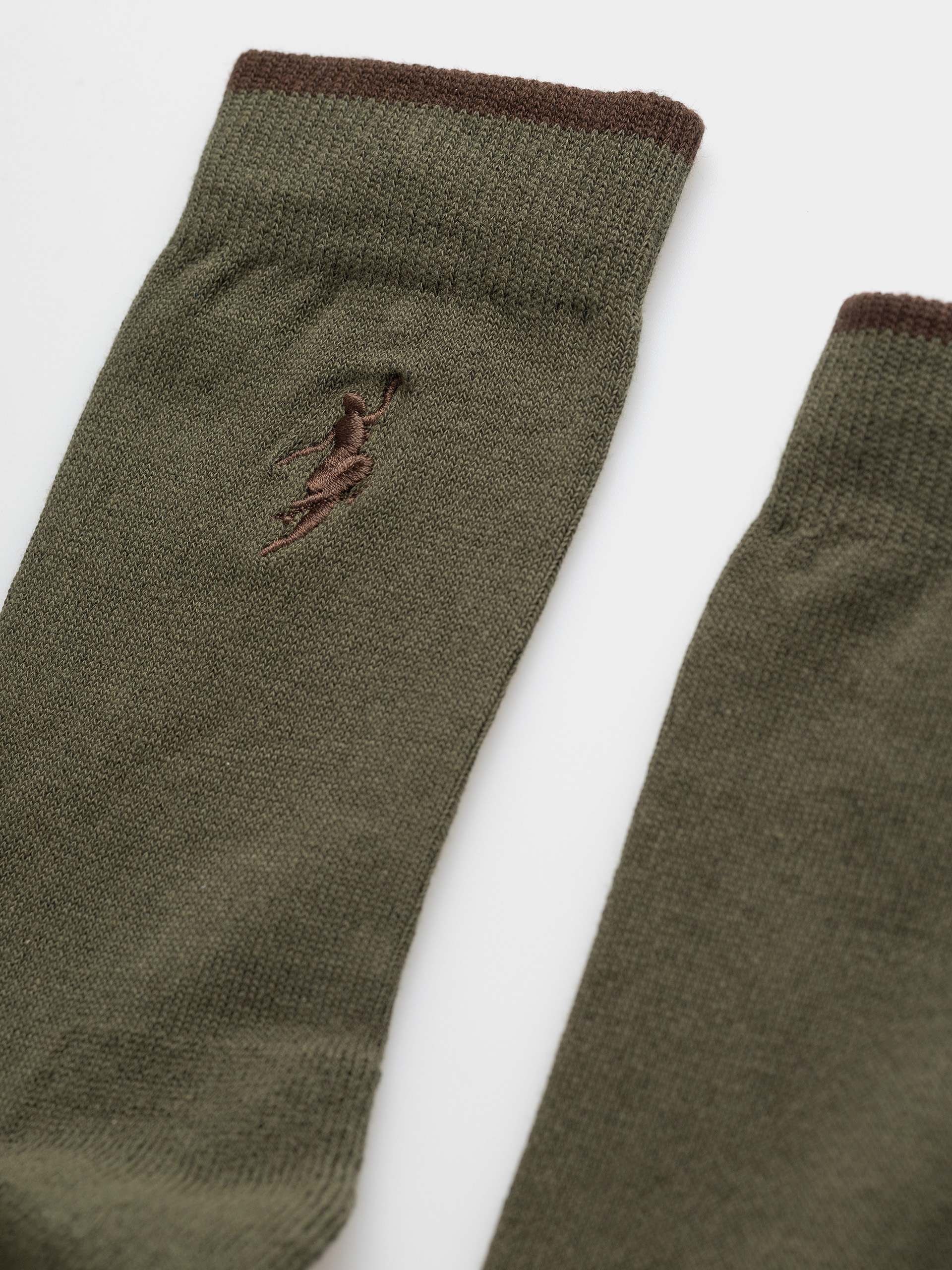 Ponožky Polar Skate No Complies Forever (army green/brown)