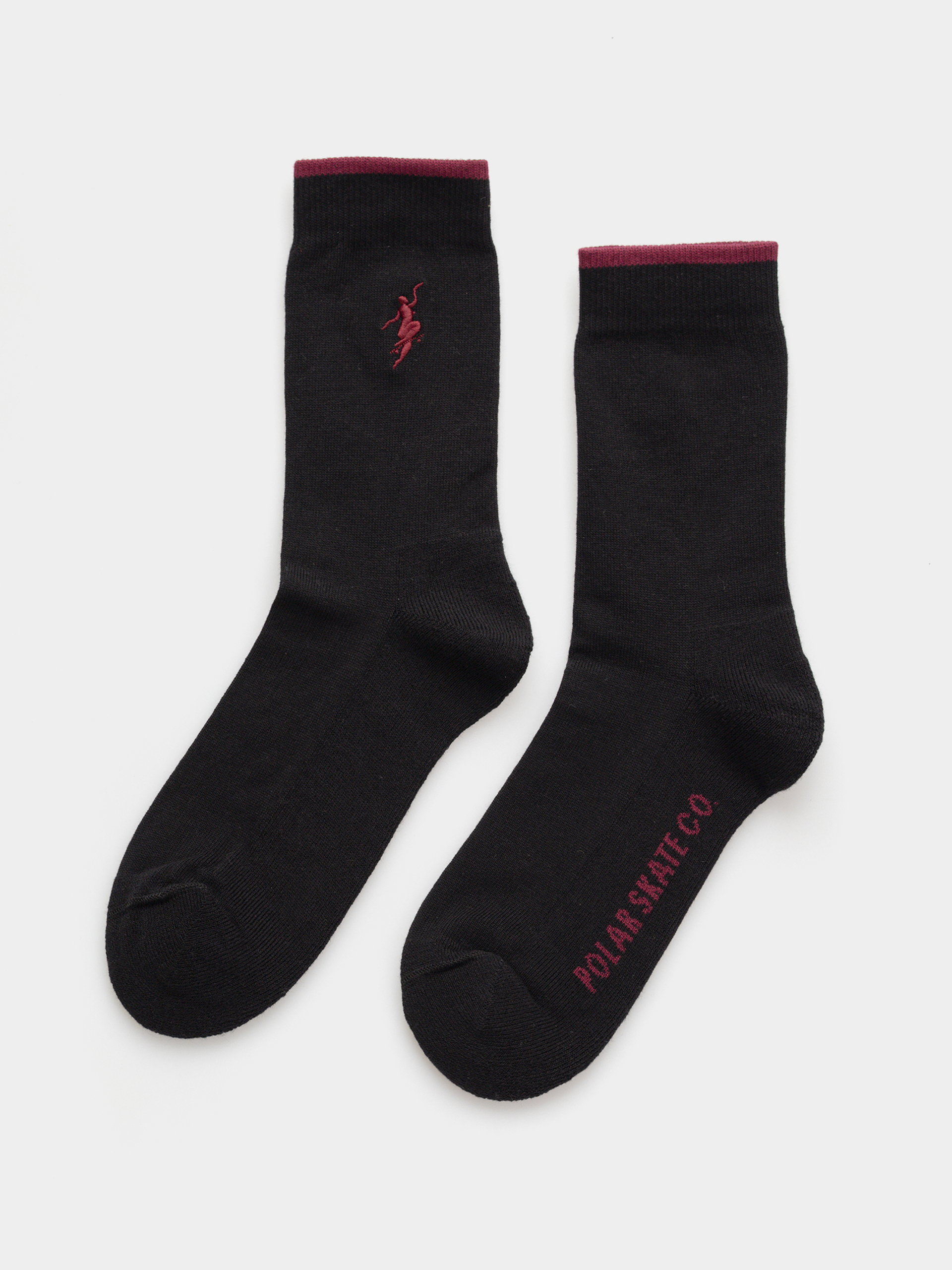 Ponou017eky Polar Skate No Complies Forever (black/redcurrant)