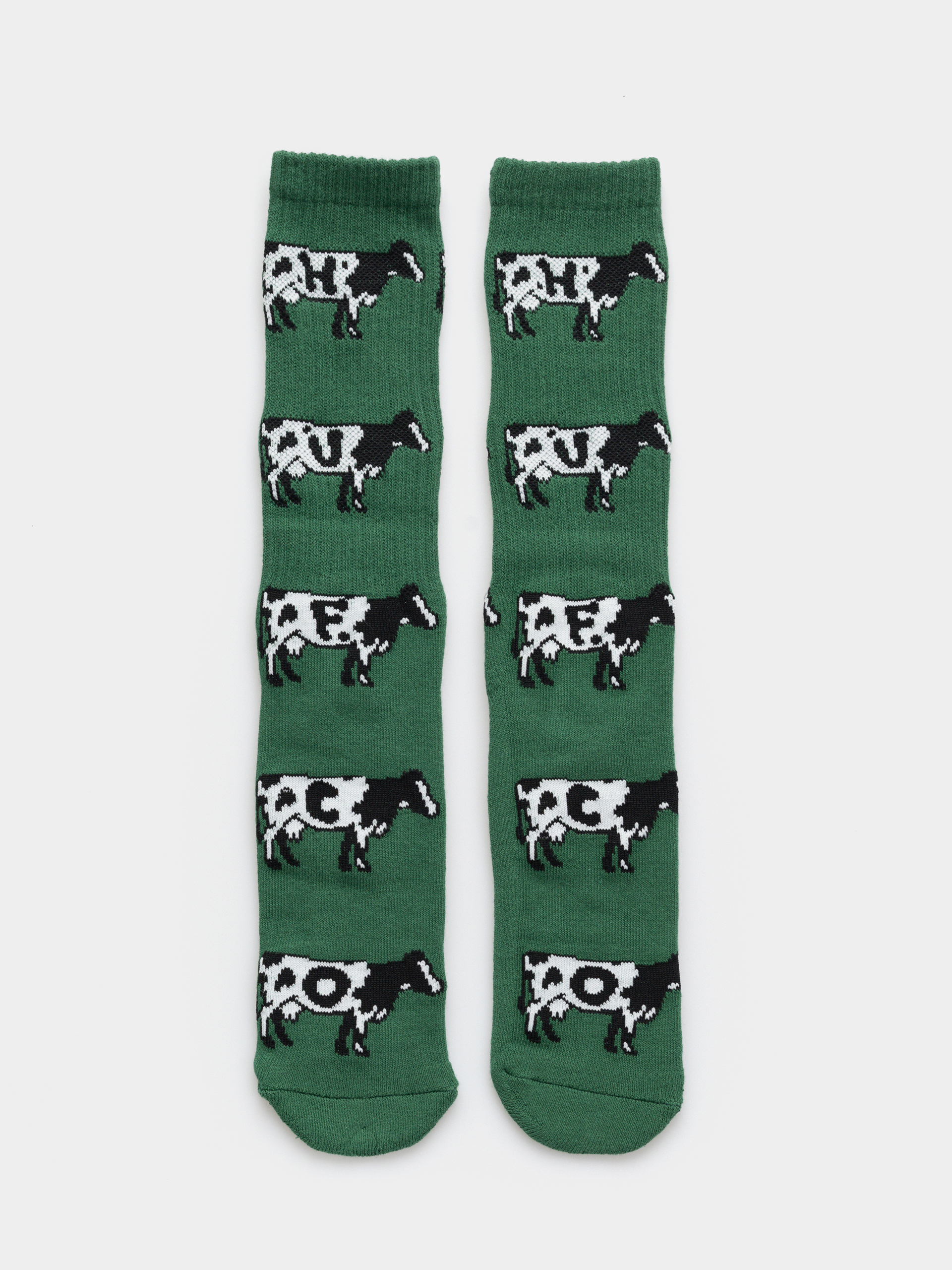 Ponožky HUF Moo Crew (green)