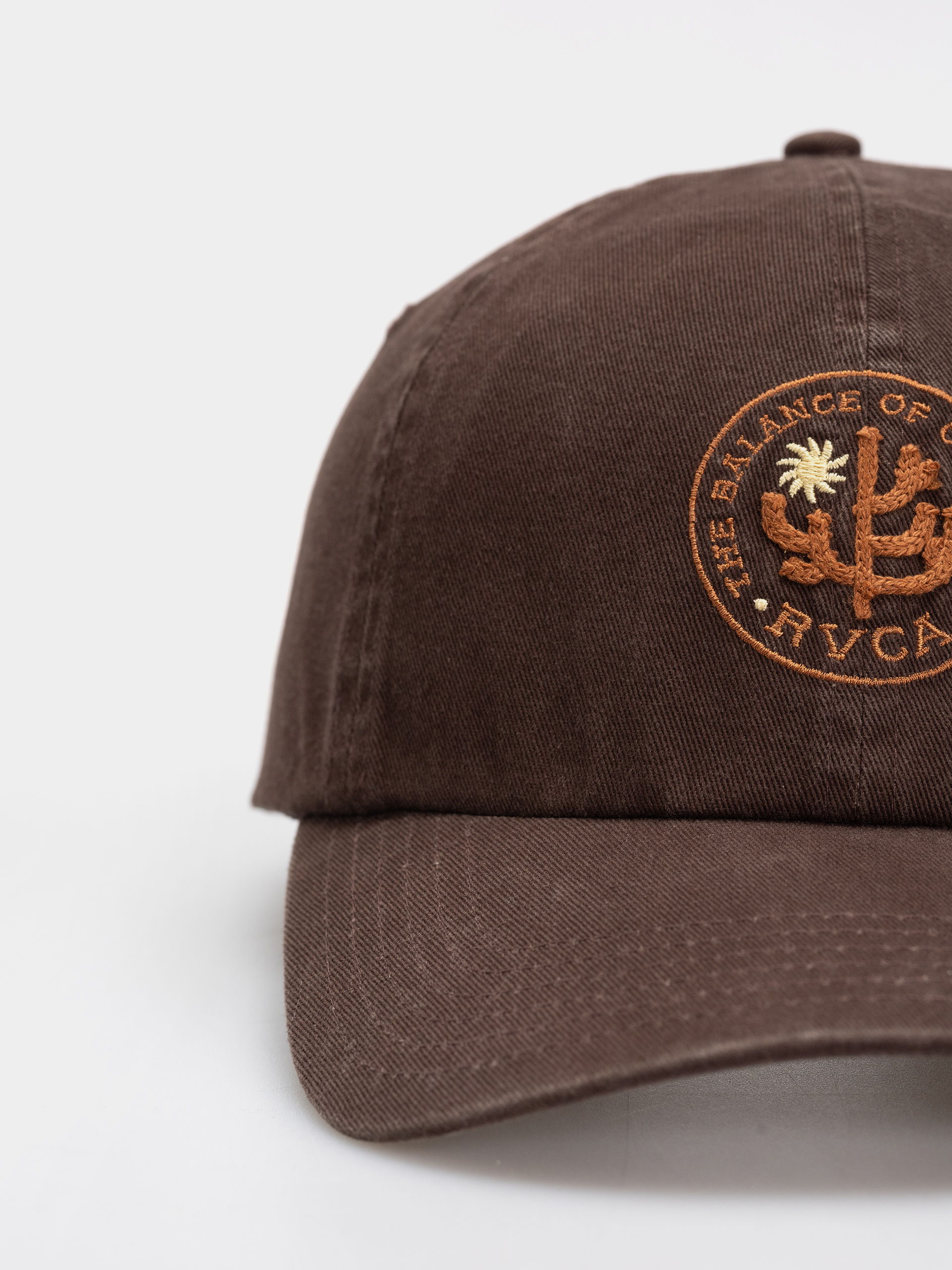Šiltovka RVCA Sanctum Dad Cap (chocolate)