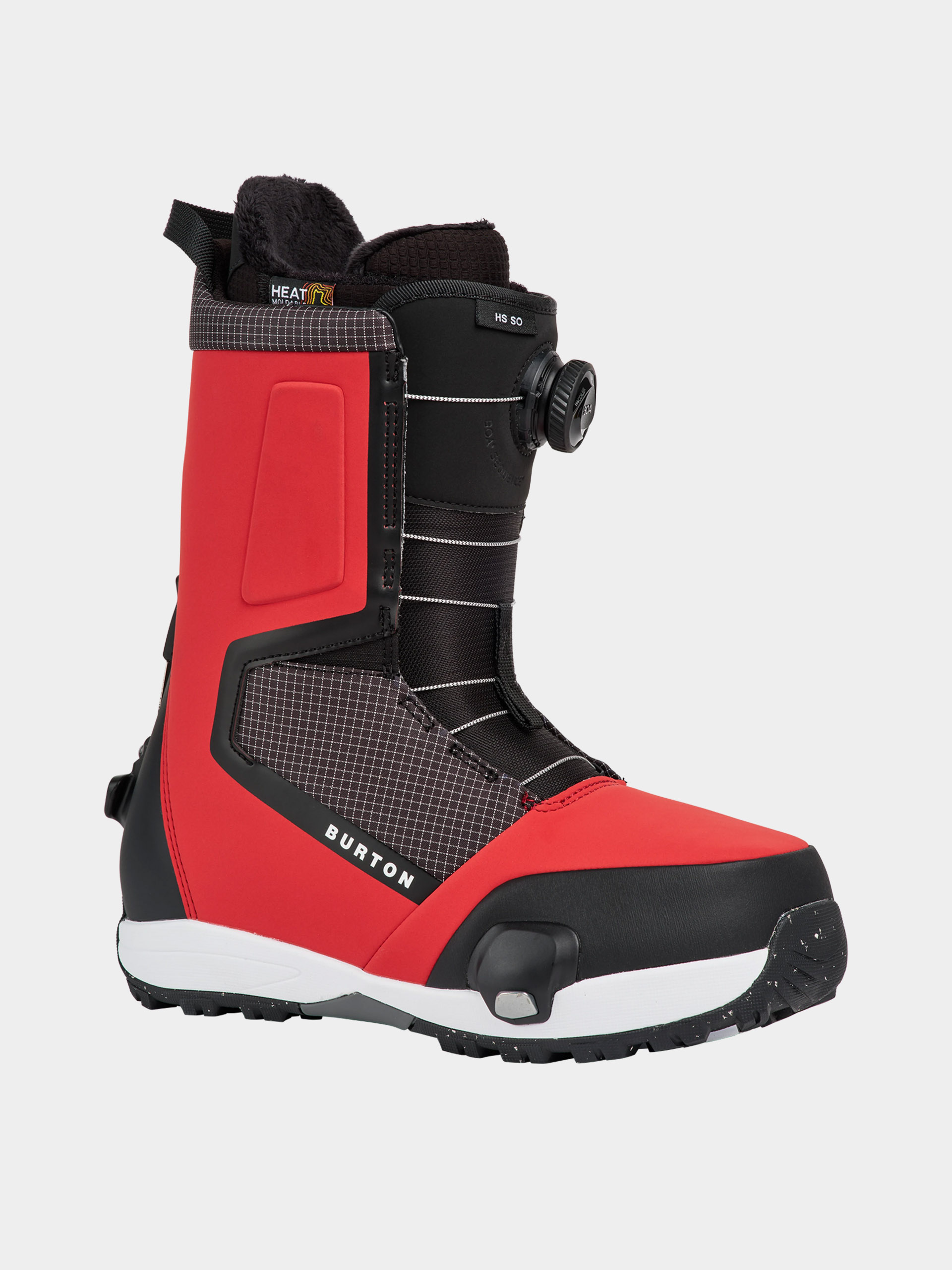 Pánske Obuv na snowboard Burton Highshot Step On (geranium red grid/black)