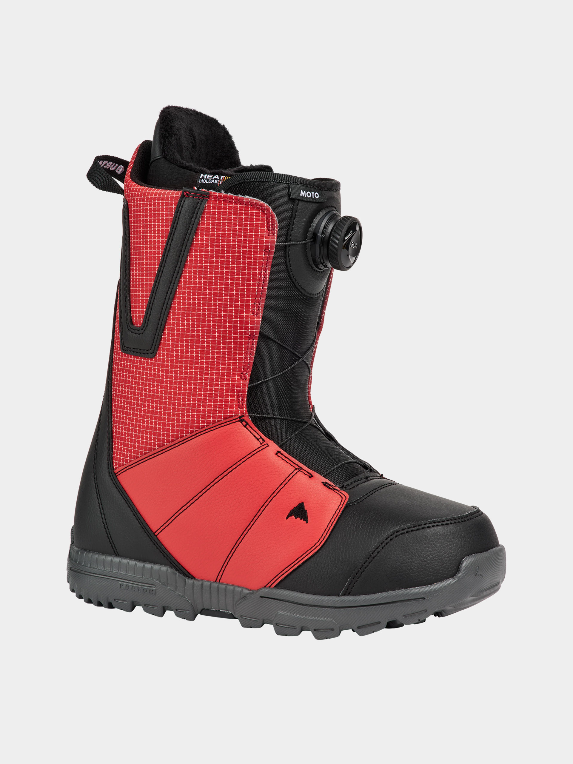 Pánske Obuv na snowboard Burton Moto Boa (geranium red/black)