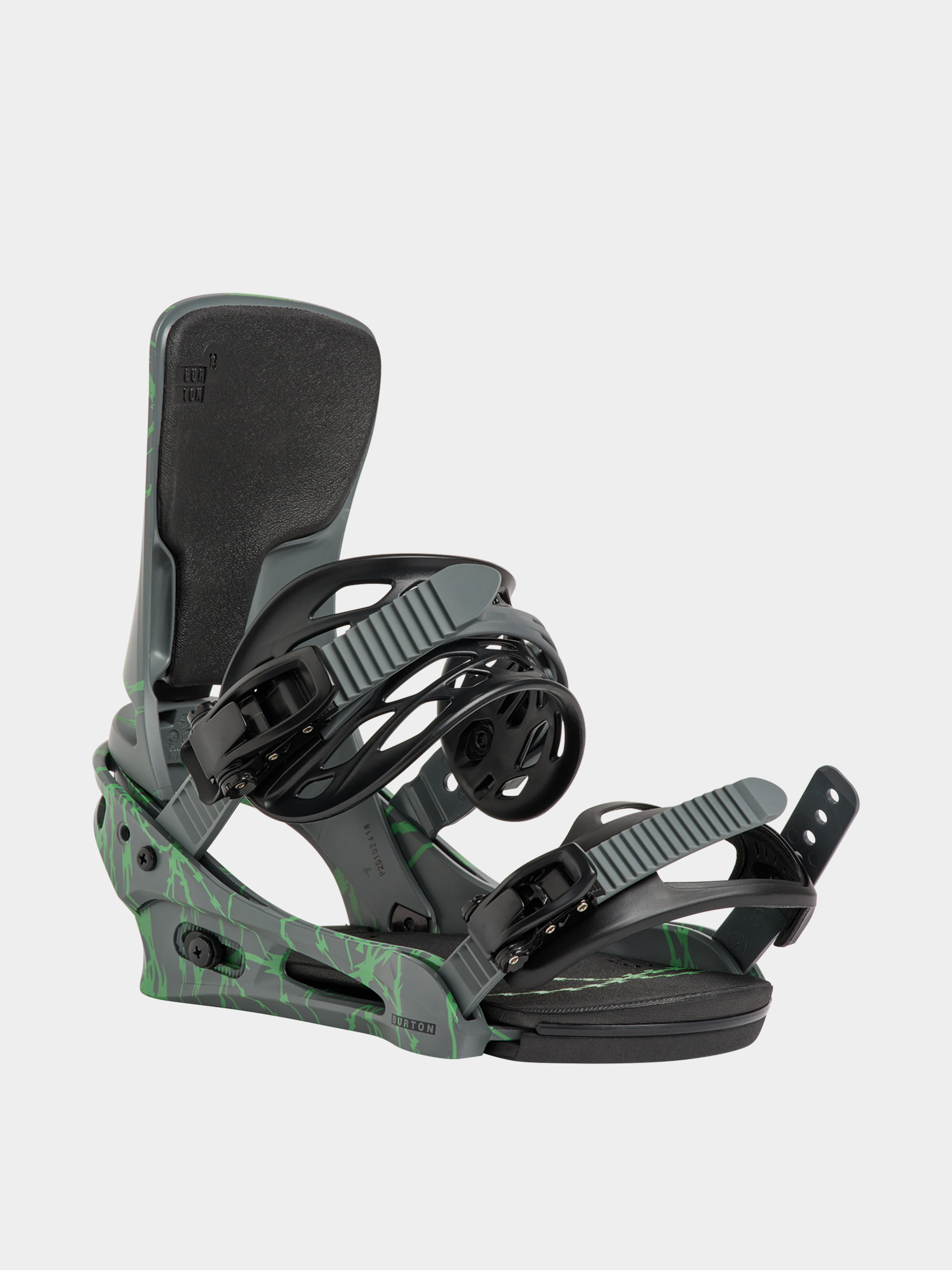 Pánske Snowboardové viazanie Burton Cartel Re:Flex (gray/green voltage)