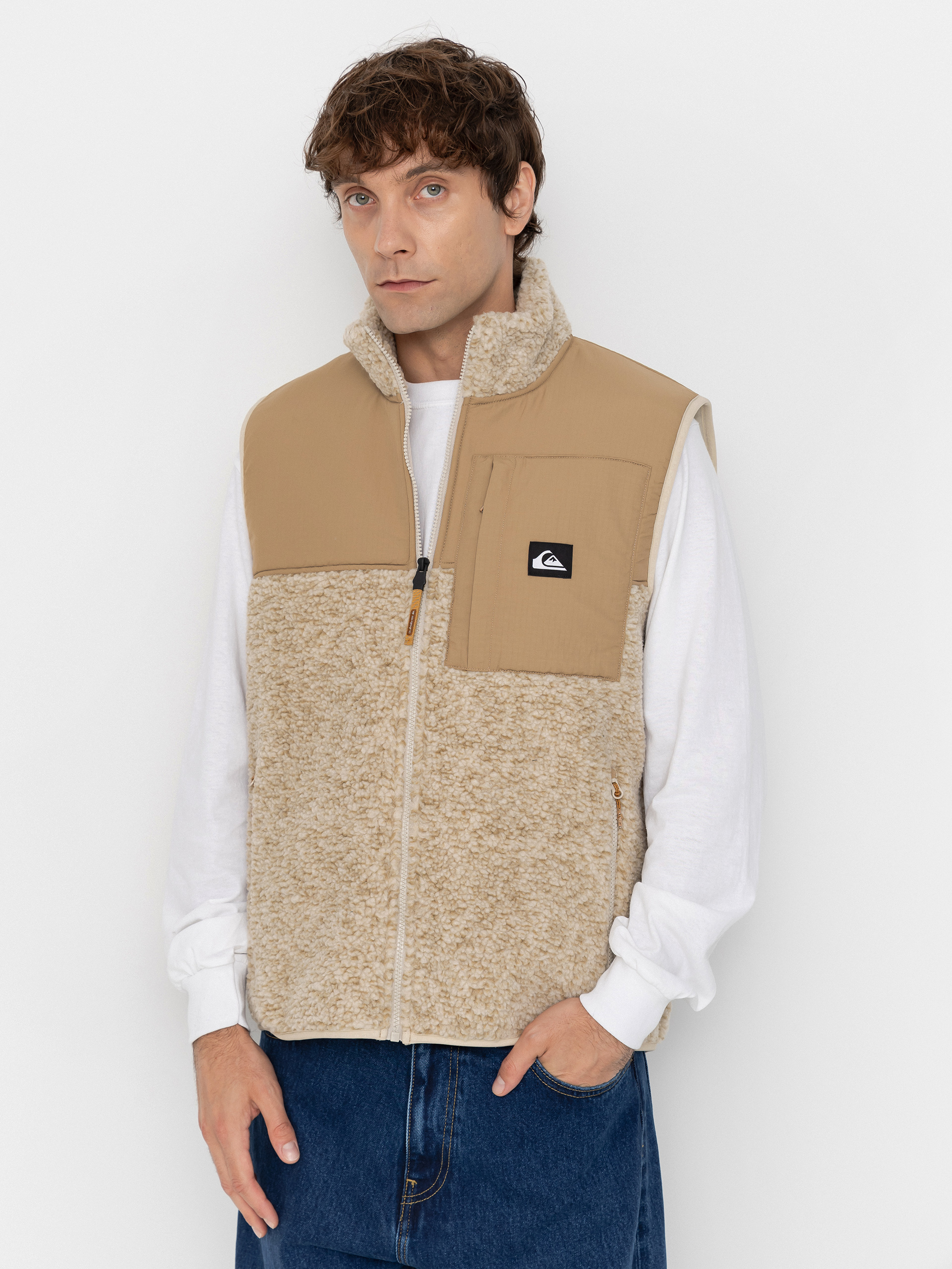 Flísová mikina Quiksilver Shallow Water Gilet
