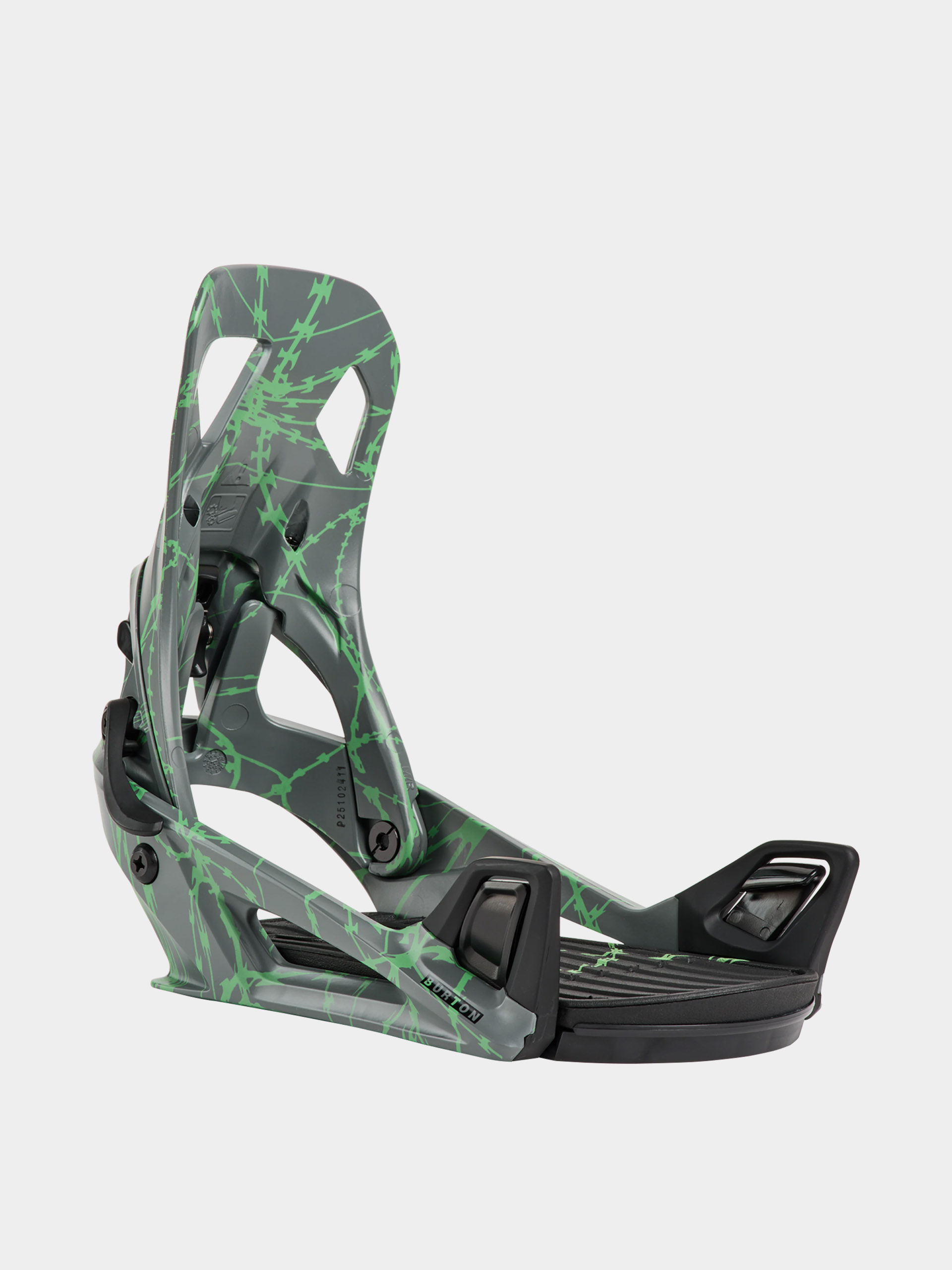Pánske Snowboardové viazanie Burton Step On Re:Flex (gray/green voltage)
