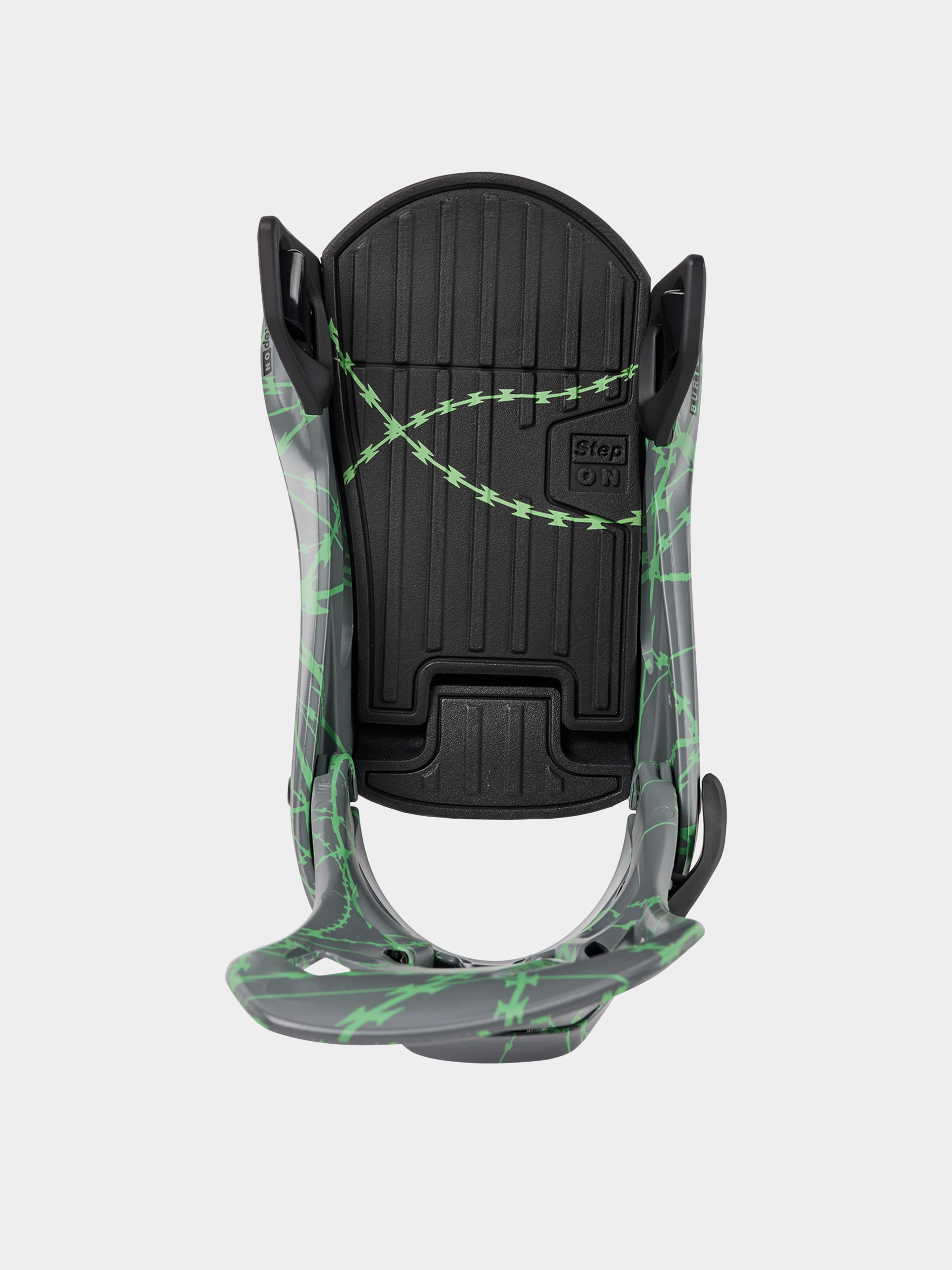 Pánske Snowboardové viazanie Burton Step On Re:Flex (gray/green voltage)