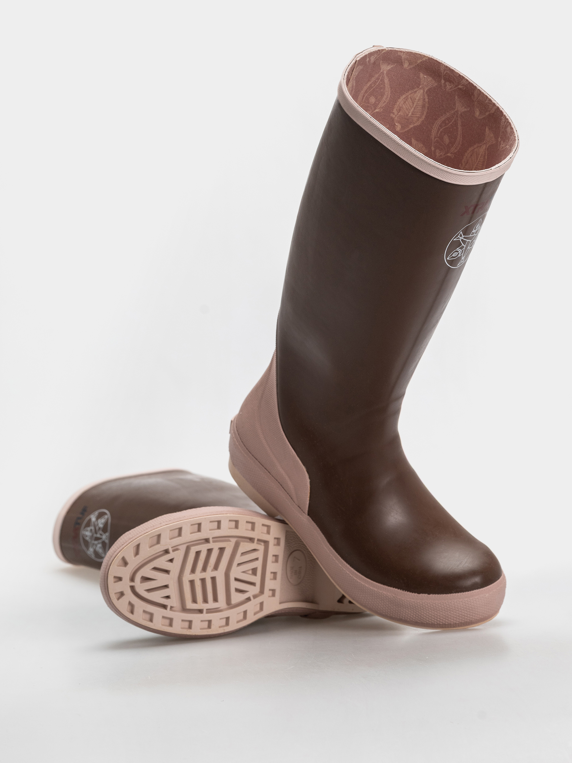 Topánky Xtratuf Salmon Sisters 15 Legacy Boot Wmn (brown sepia halibut)
