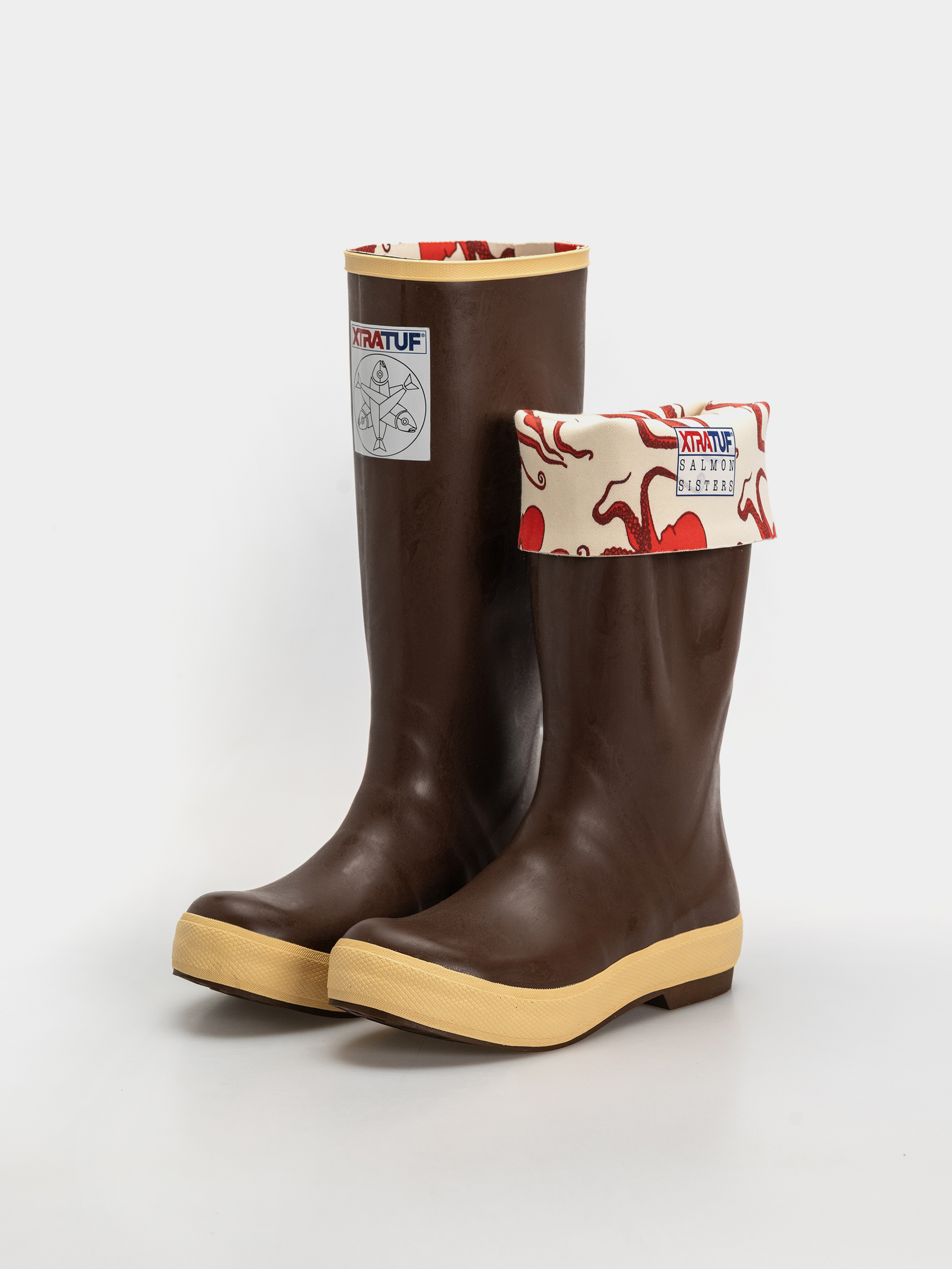 Topánky Xtratuf Salmon Sisters 15 Legacy Boot Wmn (chocolate octopus)