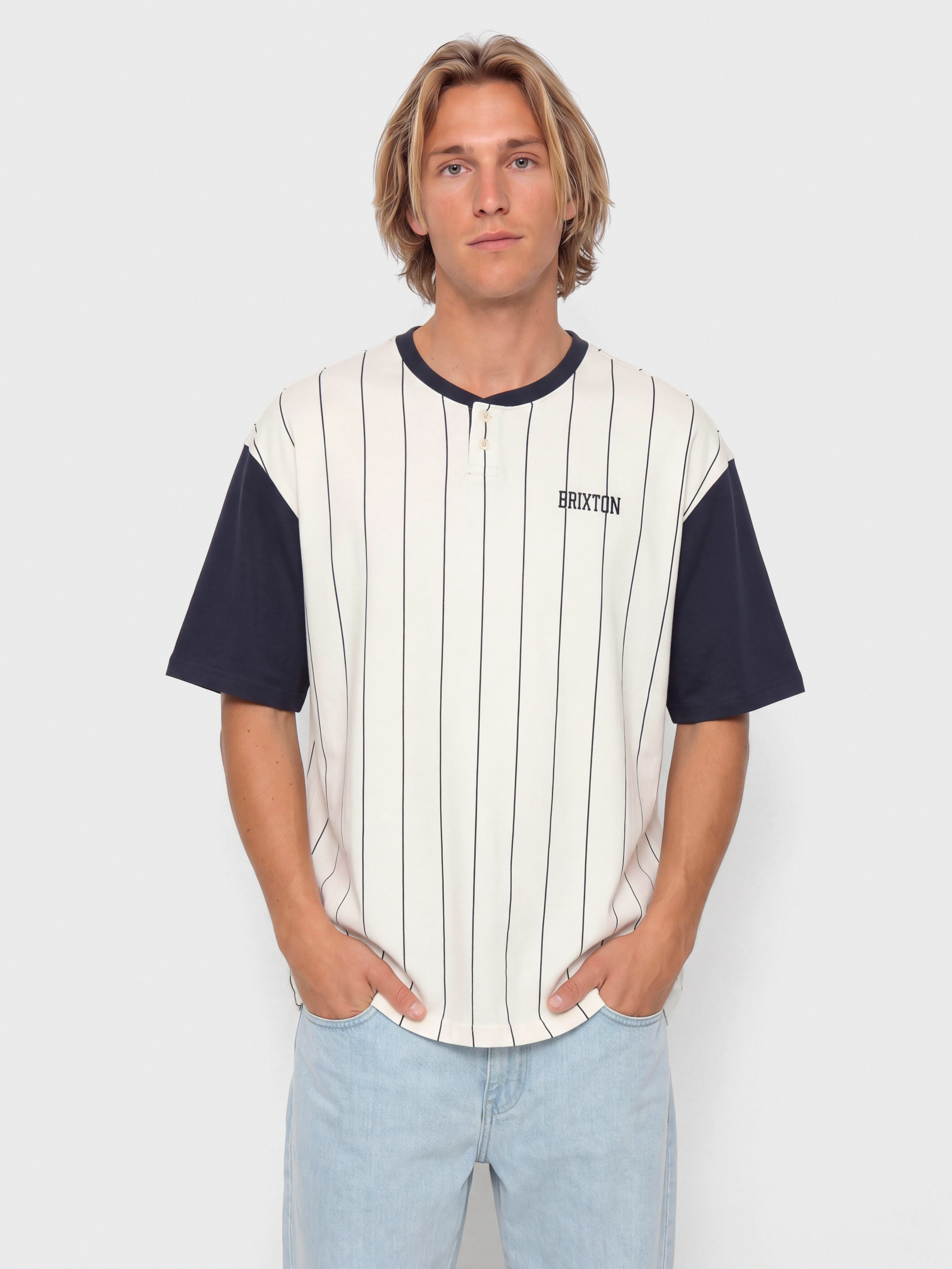 Tričko Brixton T-Shirt Boxy Baseball