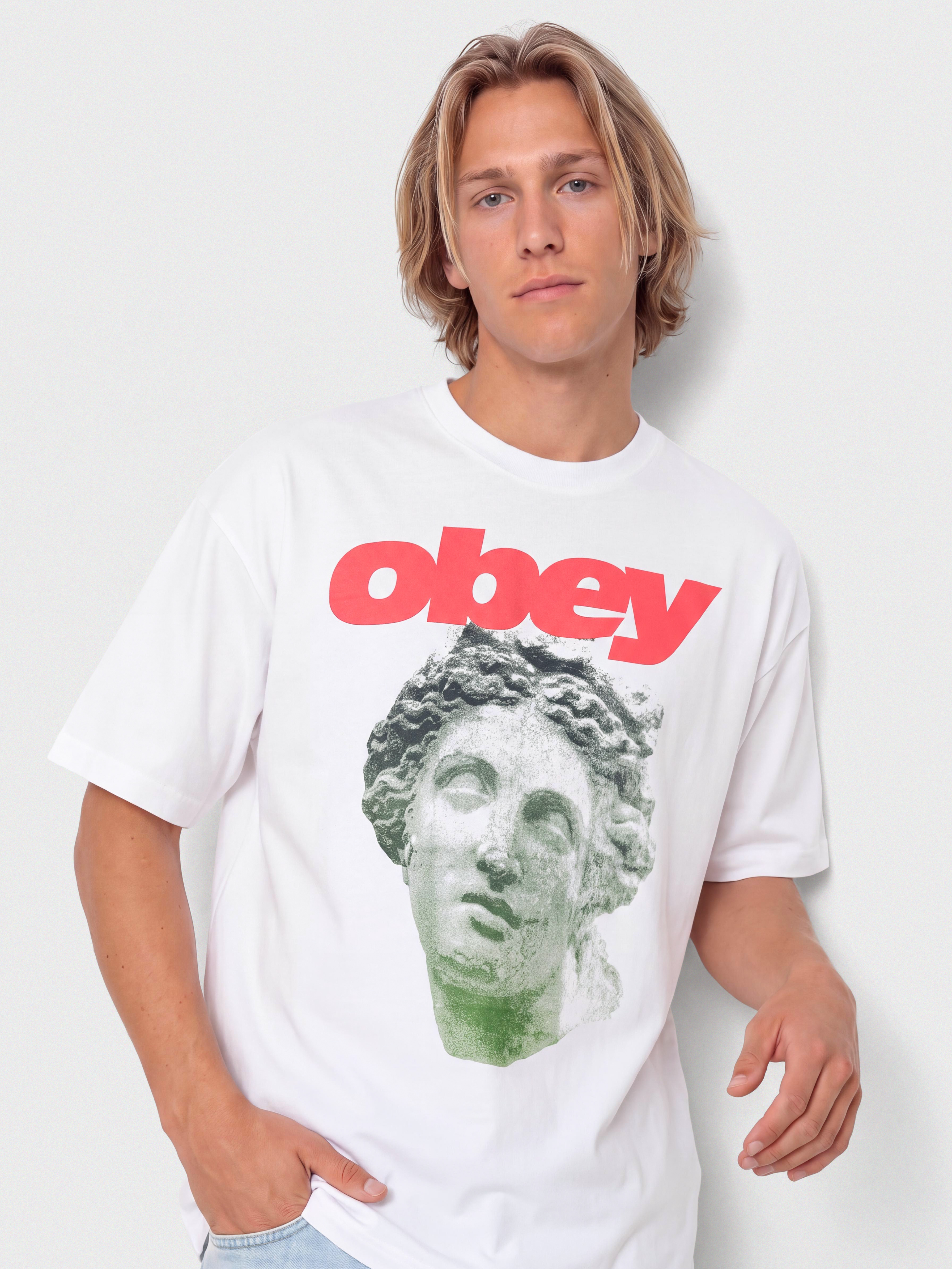 Tričko OBEY Etruscan (white)