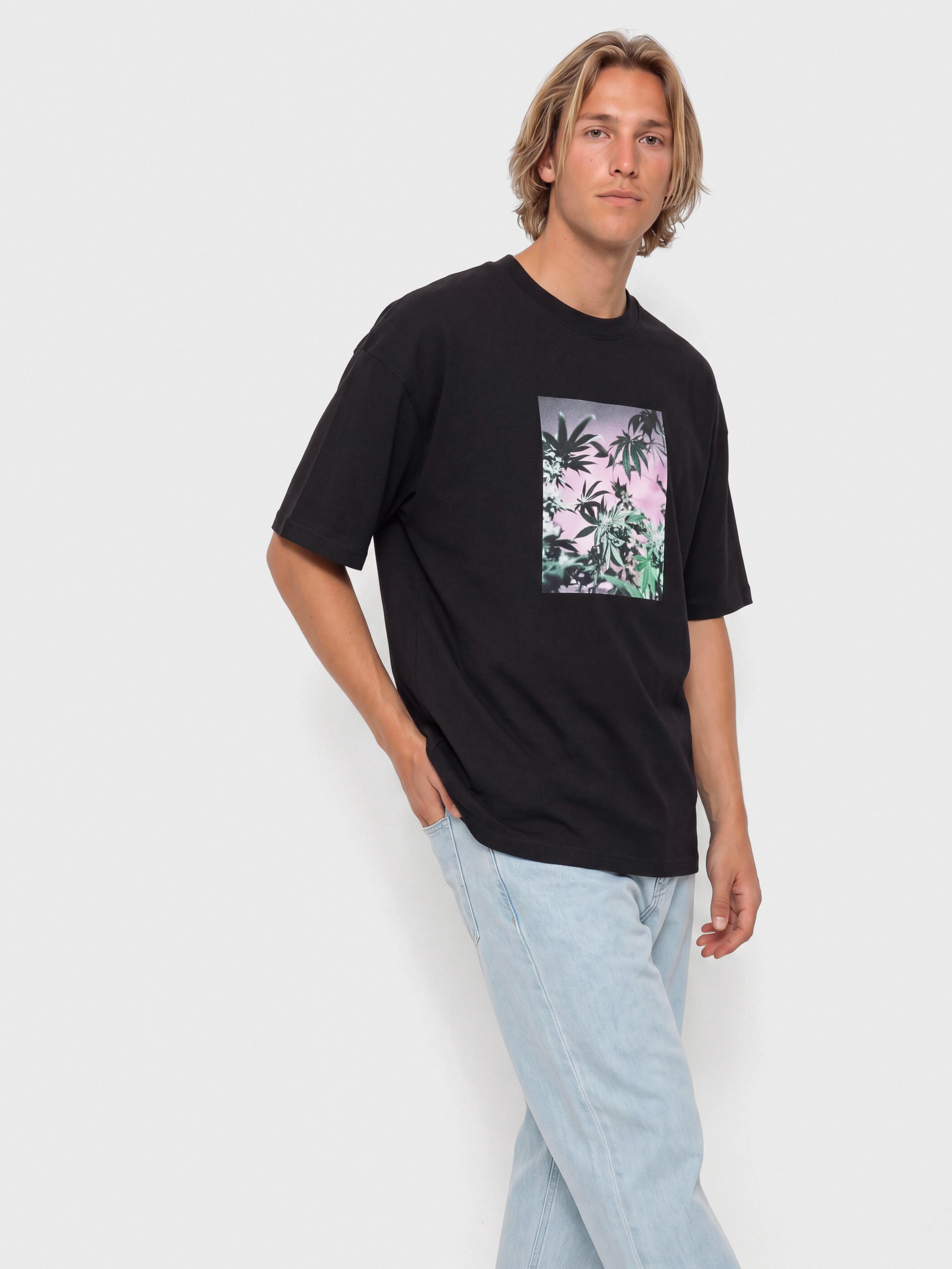 Tričko Poetic Collective Coloured Cannabis Series 2 (black)
