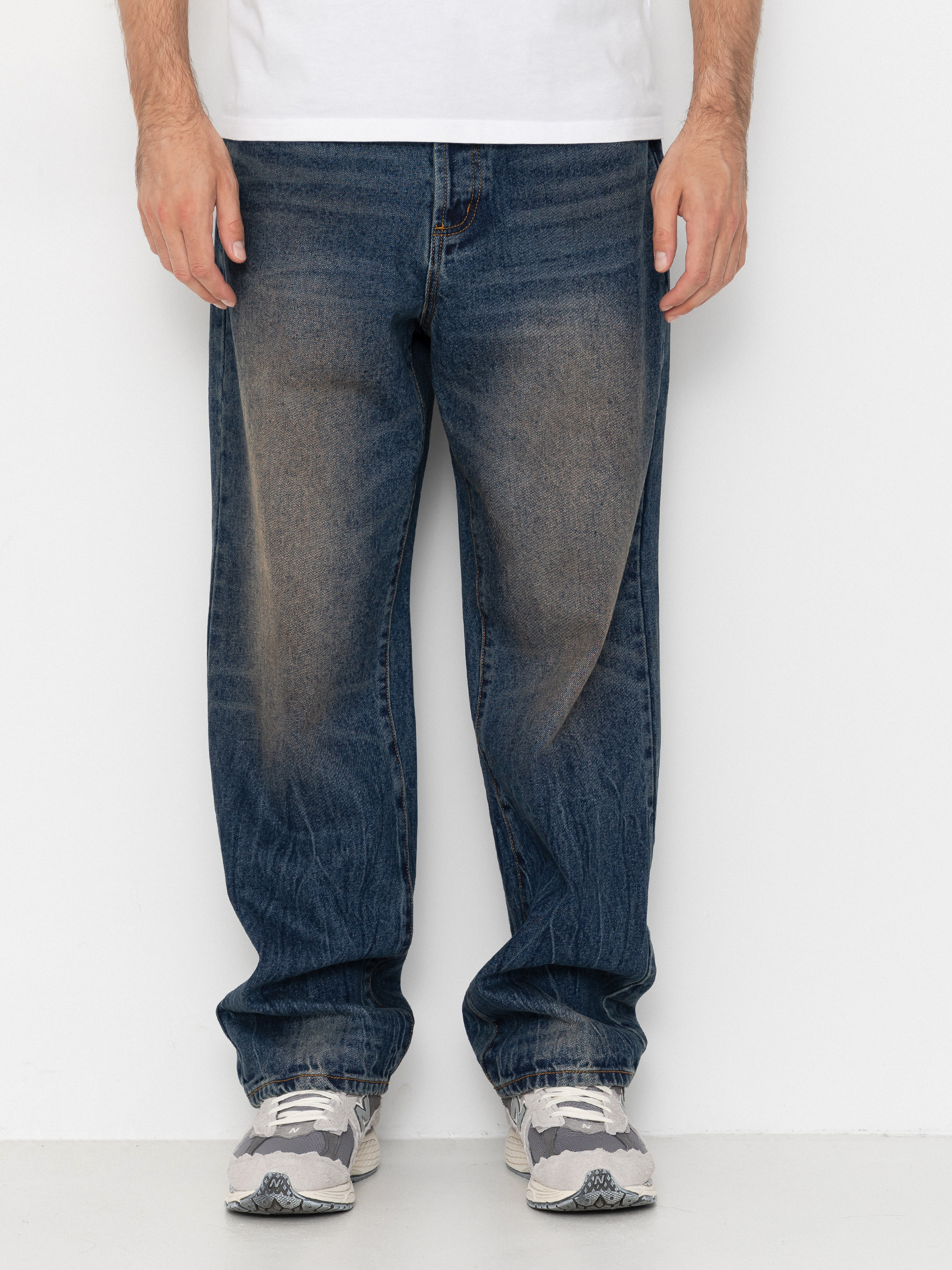 Nohavice OBEY Classic Baggy Denim (oil stained indigo)