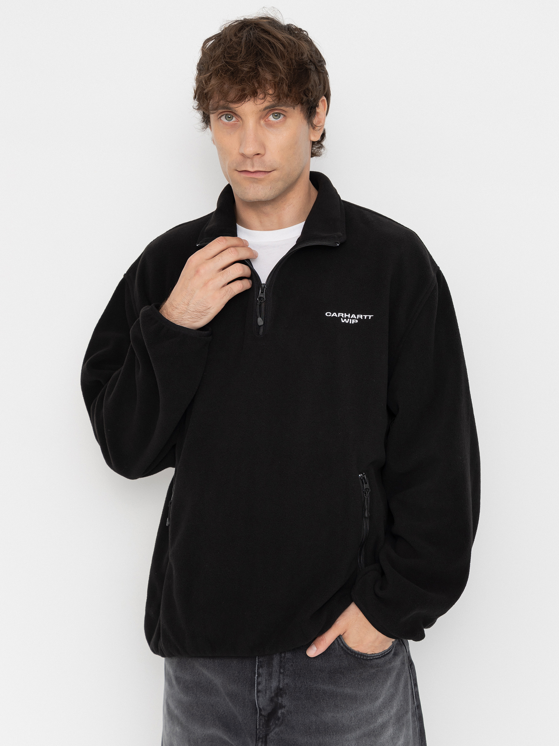 Flísová mikina Carhartt WIP Edmore Half Zip