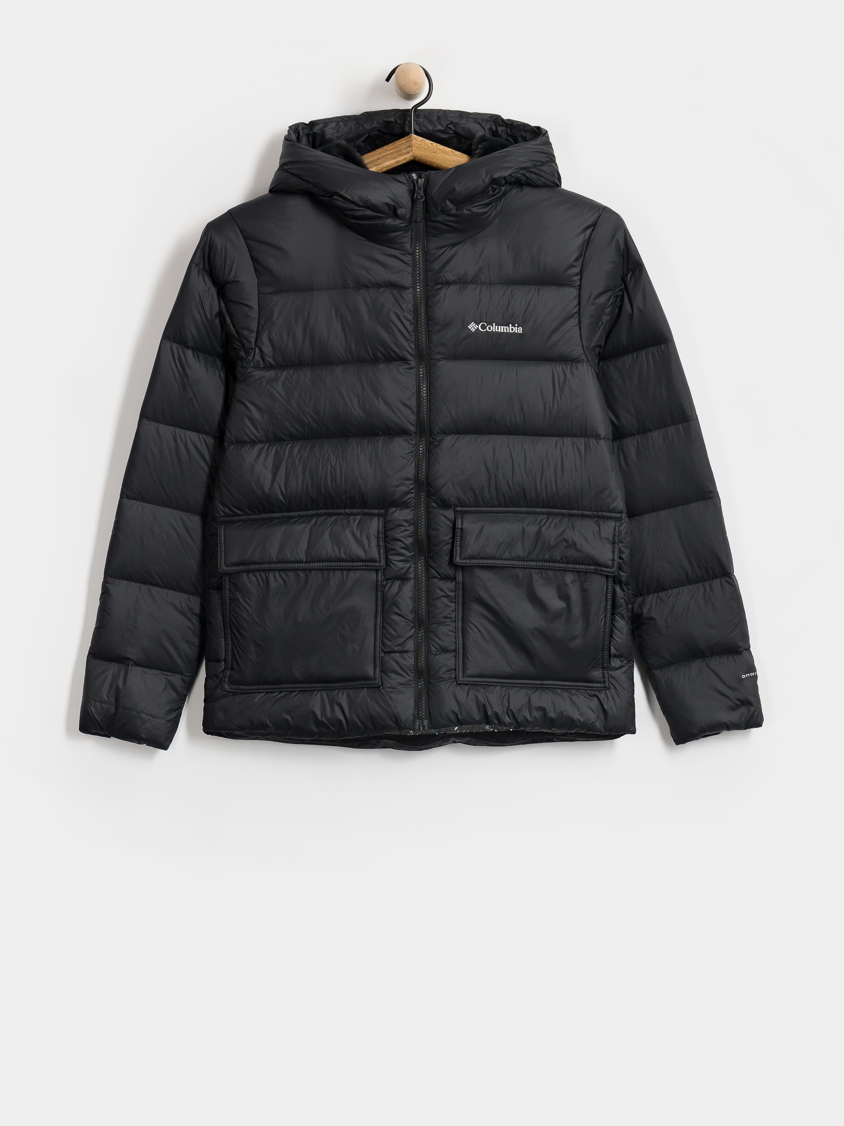 Bunda Columbia Harmony Falls Hooded Down Wmn (black)