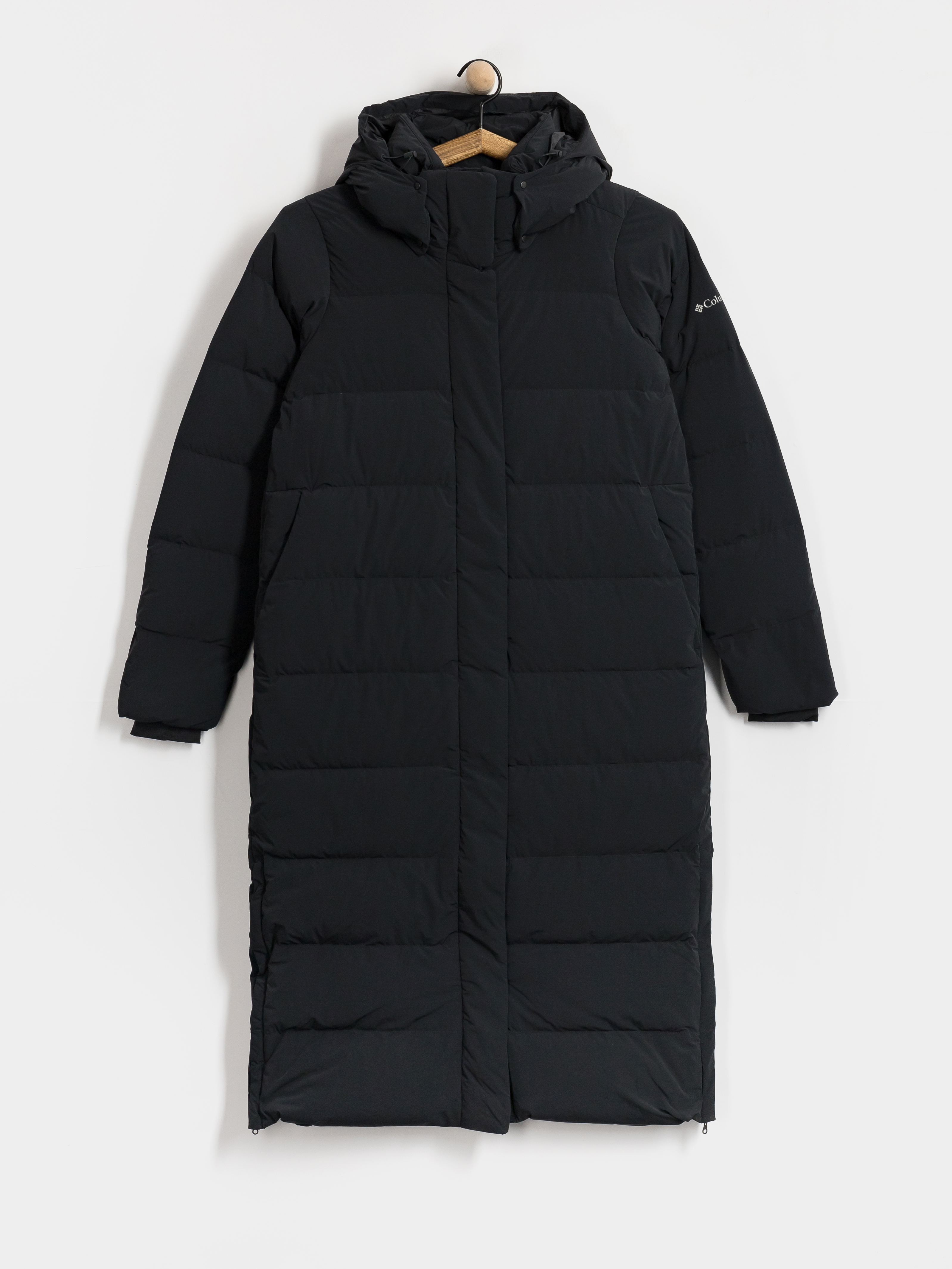 Bunda Columbia Amaze Puff Long Hooded Wmn (black)