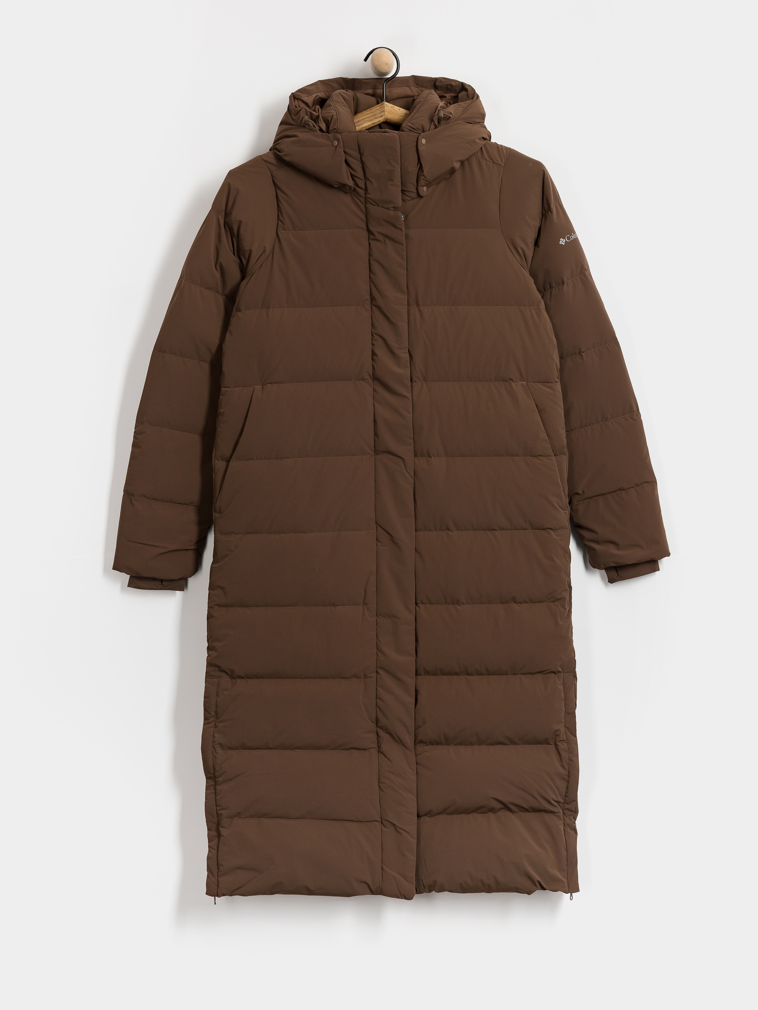 Bunda Columbia Amaze Puff Long Hooded Wmn (tobacco)