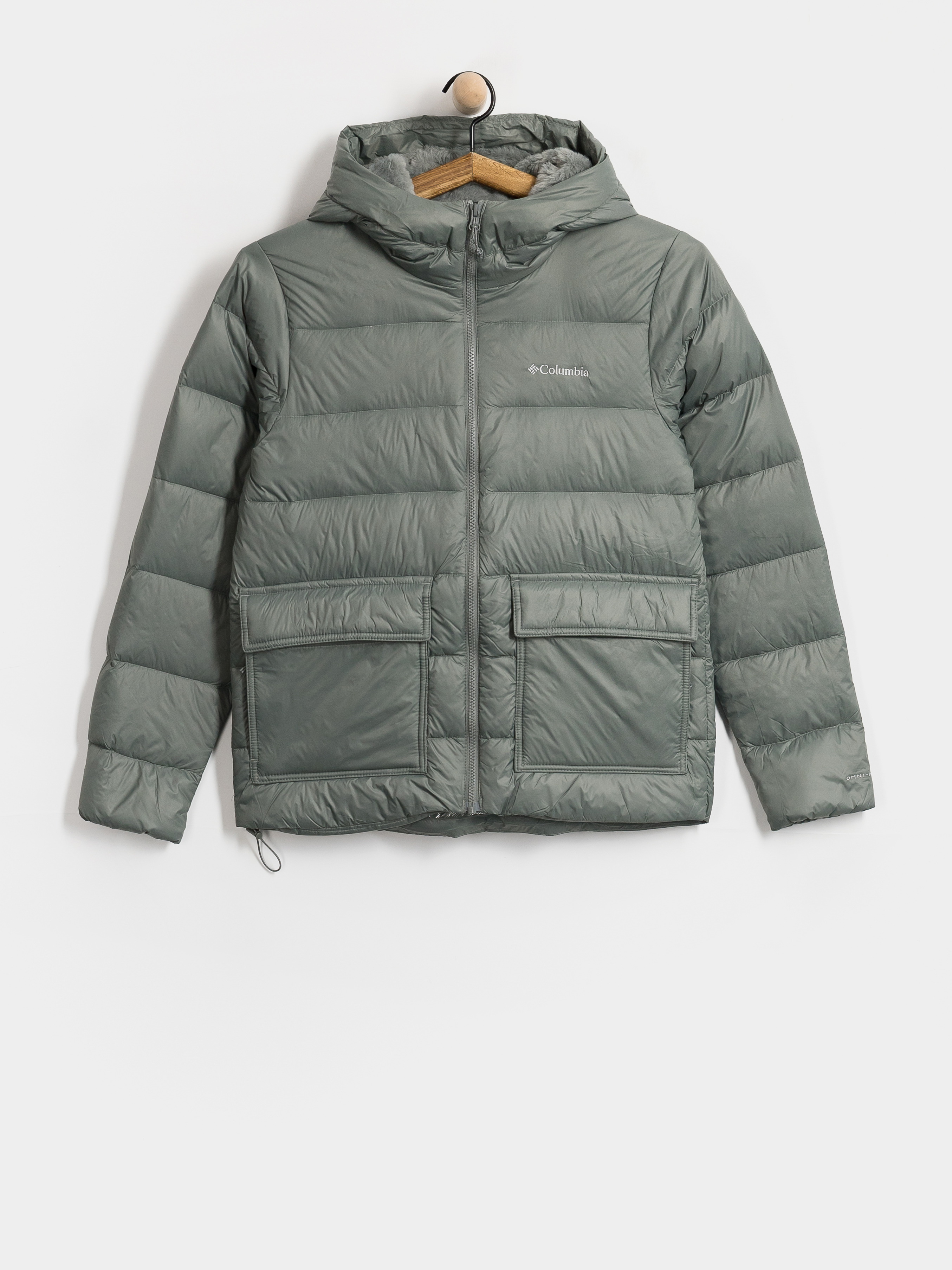 Bunda Columbia Harmony Falls Hooded Down Wmn (sedona sage)