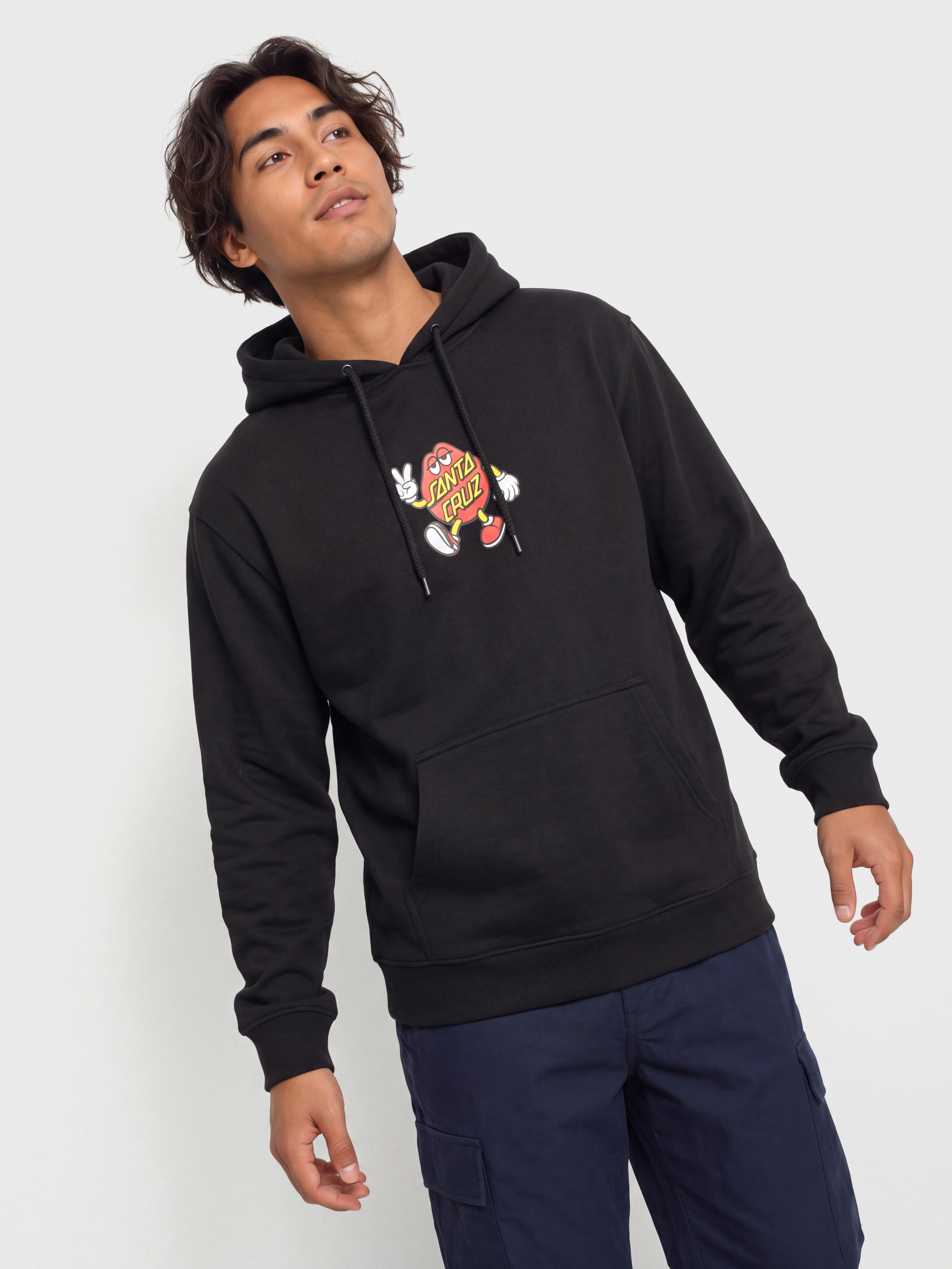 Mikina s kapucňou Santa Cruz Dot Guy Front HD