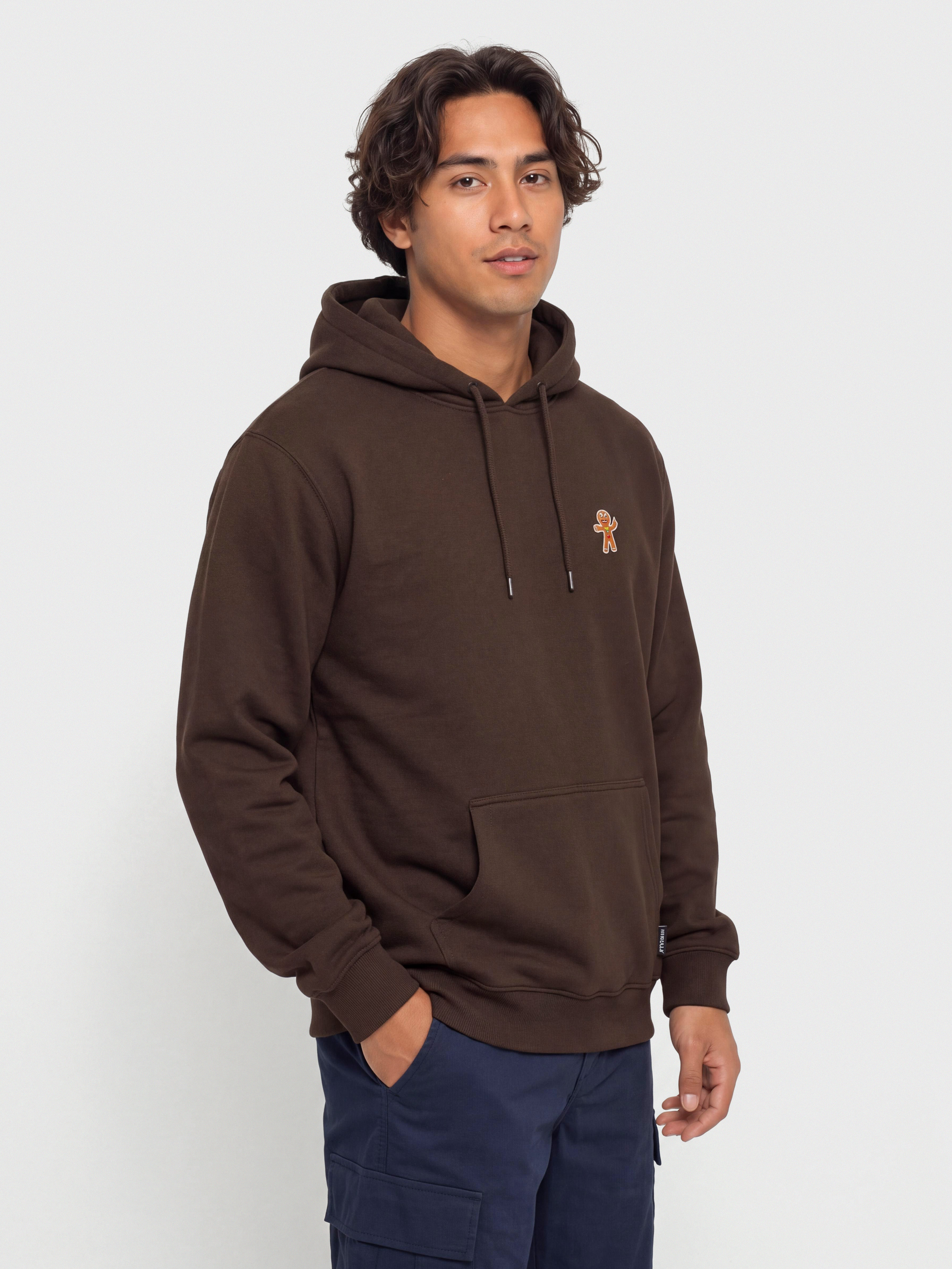 Mikina s kapucu0148ou Iriedaily Cookieman HD (dark coffee)