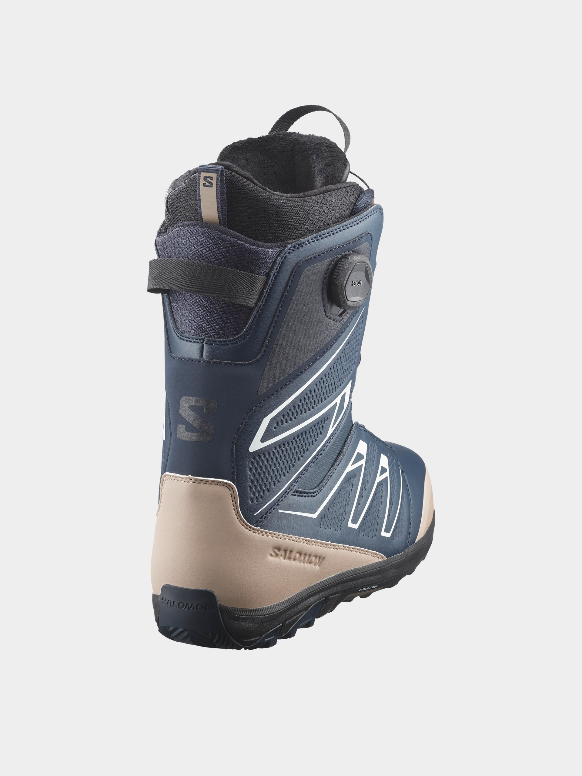 Pánske Obuv na snowboard Salomon Launch Boa Sj (blue nights/safari)