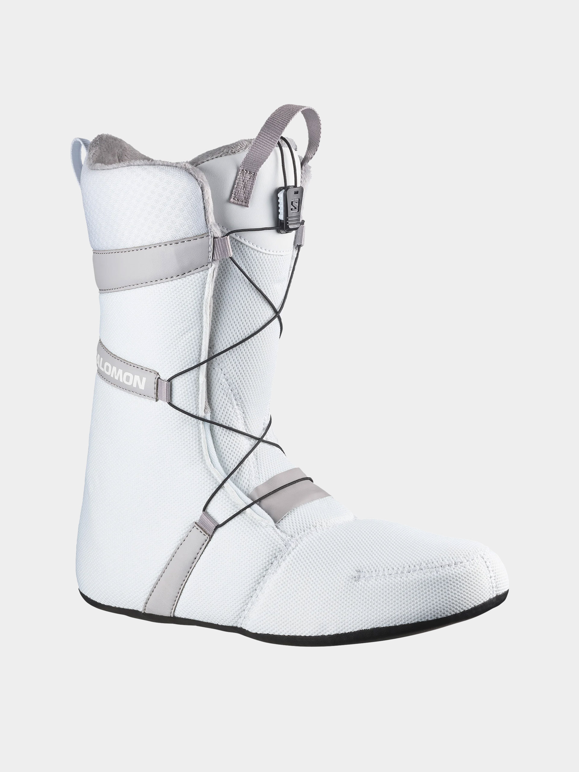 Pánske Obuv na snowboard Salomon Launch Boa Sj (white/white)