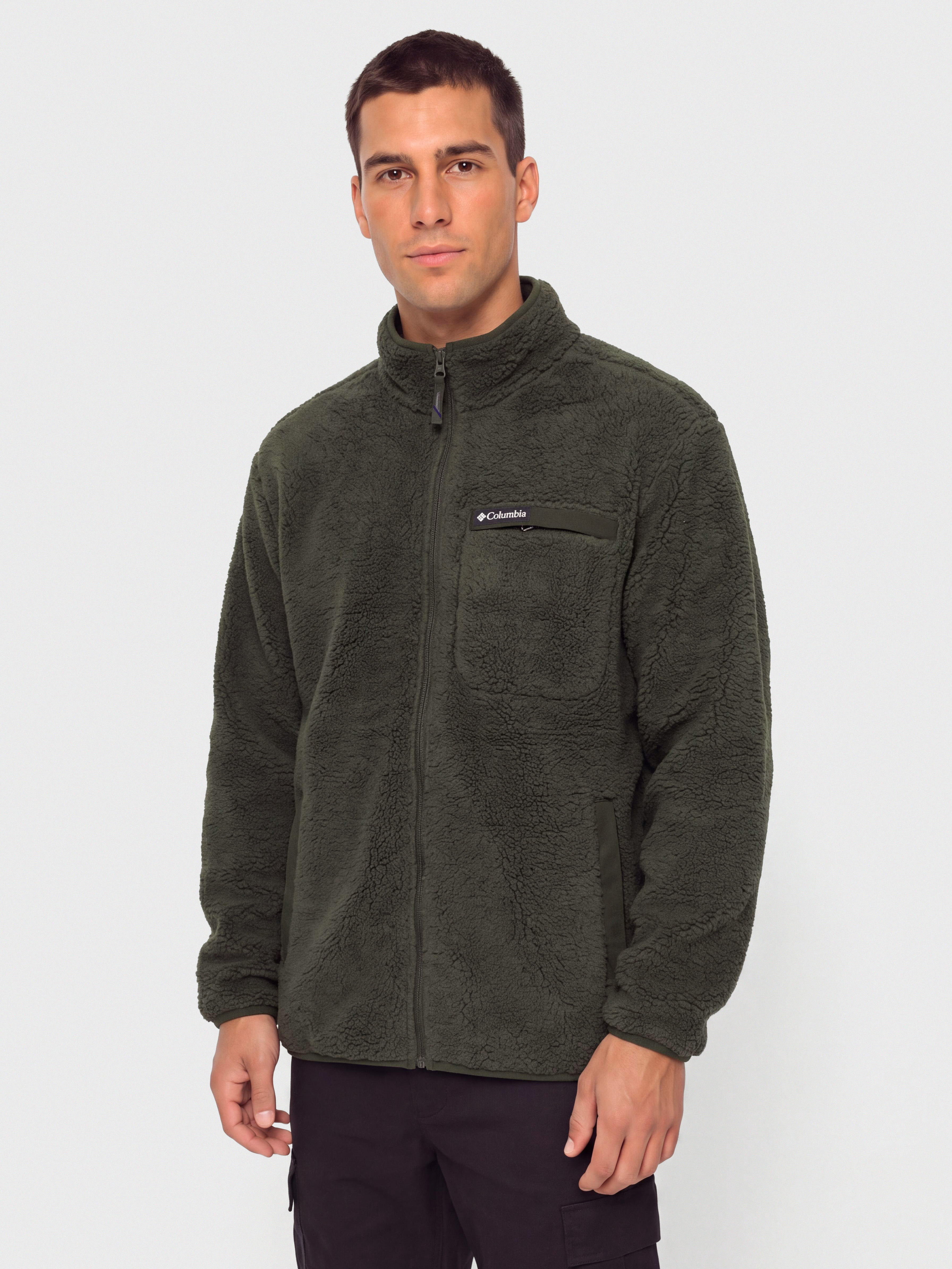 Flísová mikina Columbia Rugged Ridge High Pile Full Zip